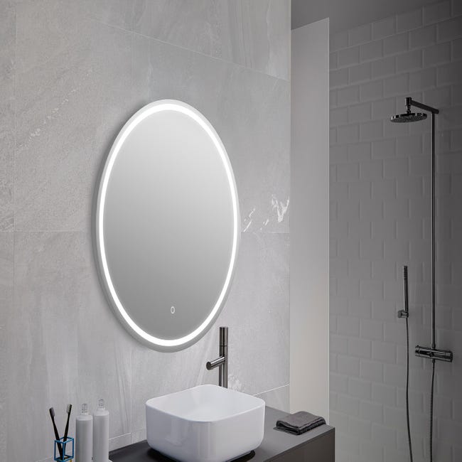 Espejo con luz LED Mia (80x80 cm.) - Focco 