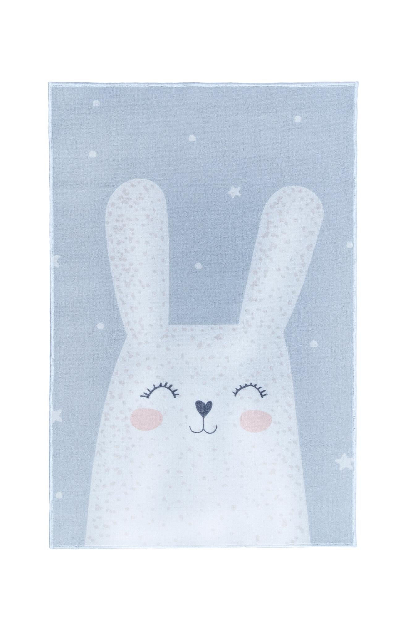 Alfombra poliamida INSPIRE Isis Rabbit 100x150cm Leroy Merlin