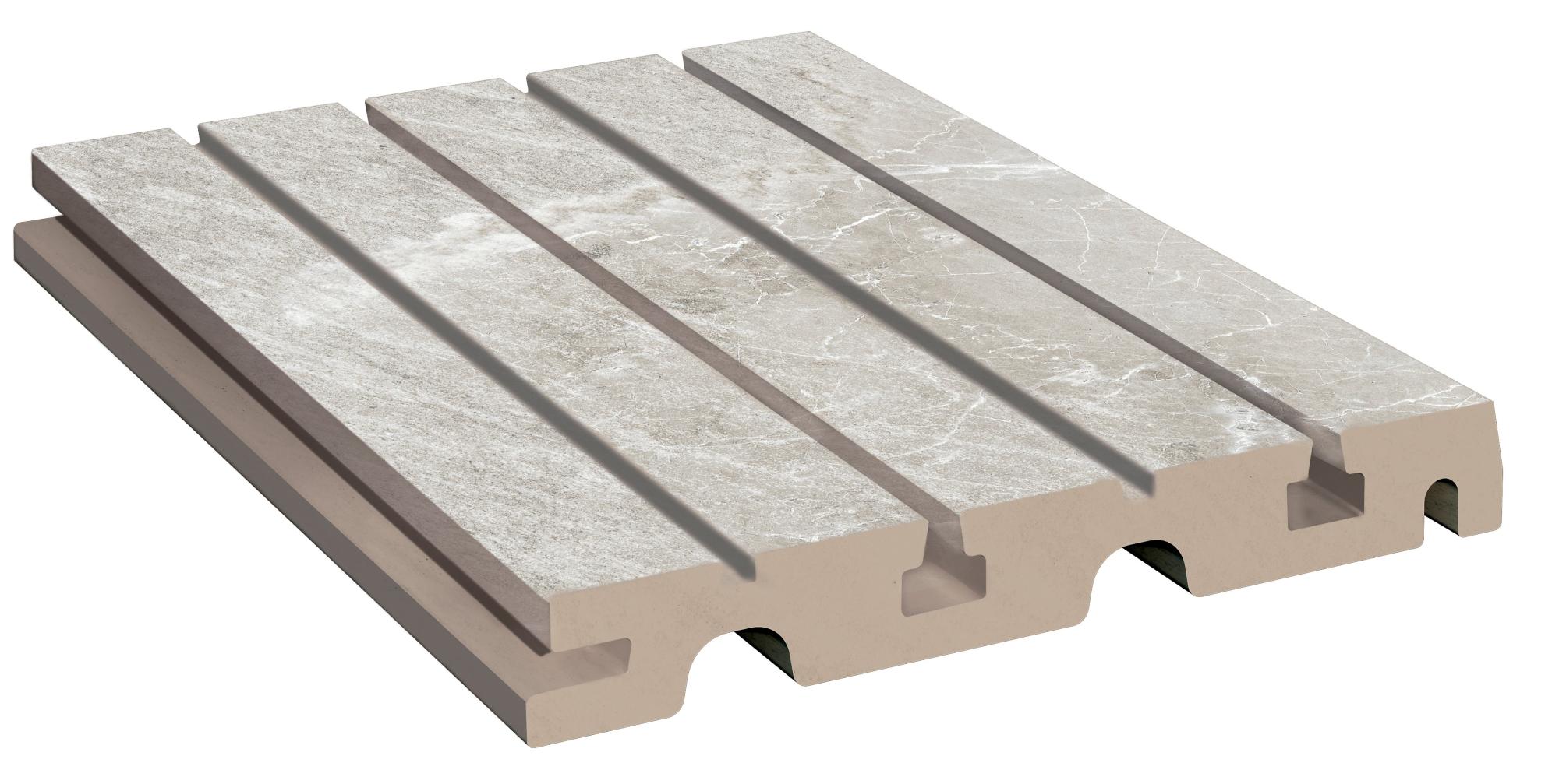 Baldosas para peldaños de escalera cerámico imperial de 24.524.5 gris