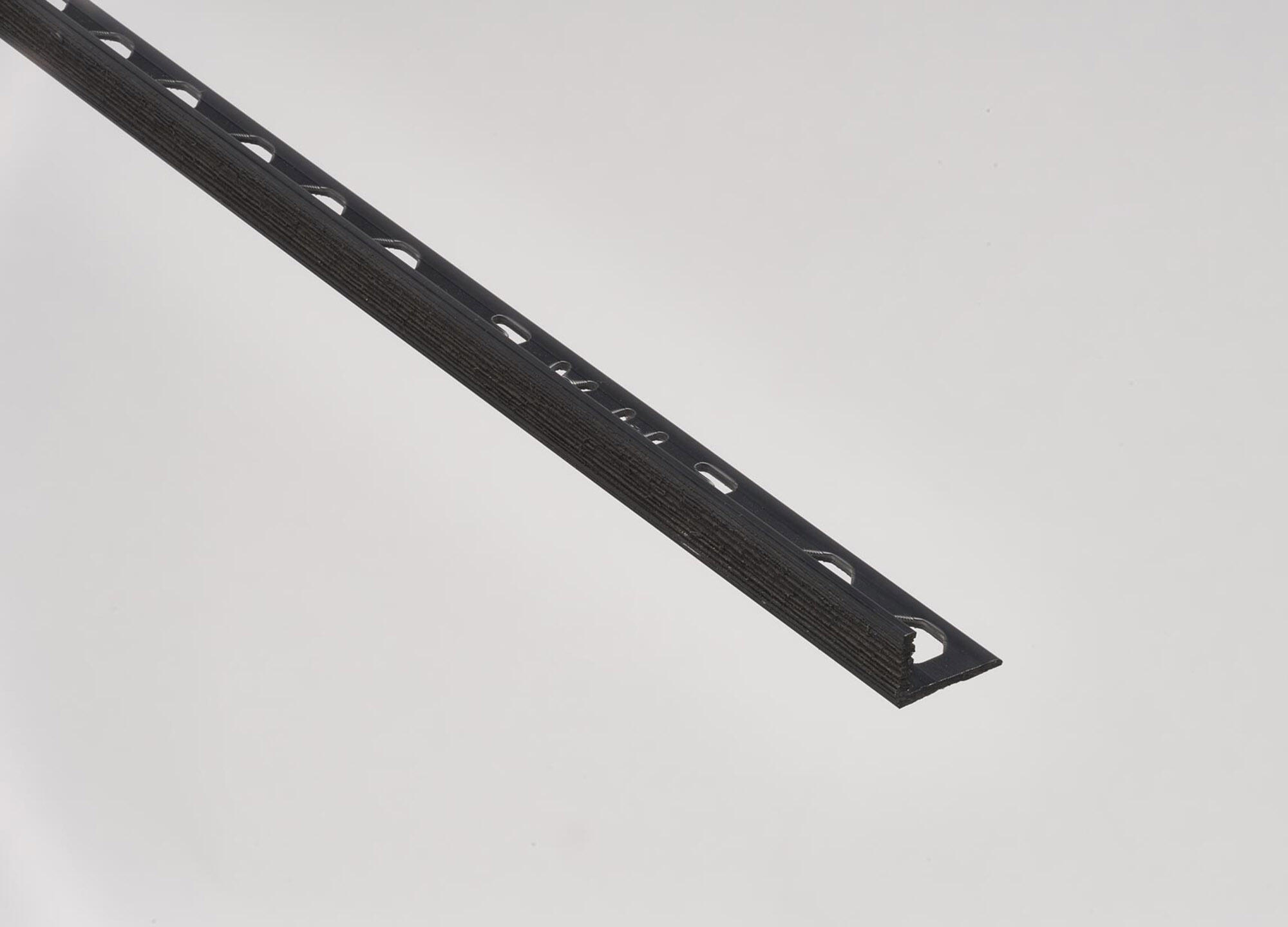 Perfil de ángulo externo de pvc 1.2x250 cm negro