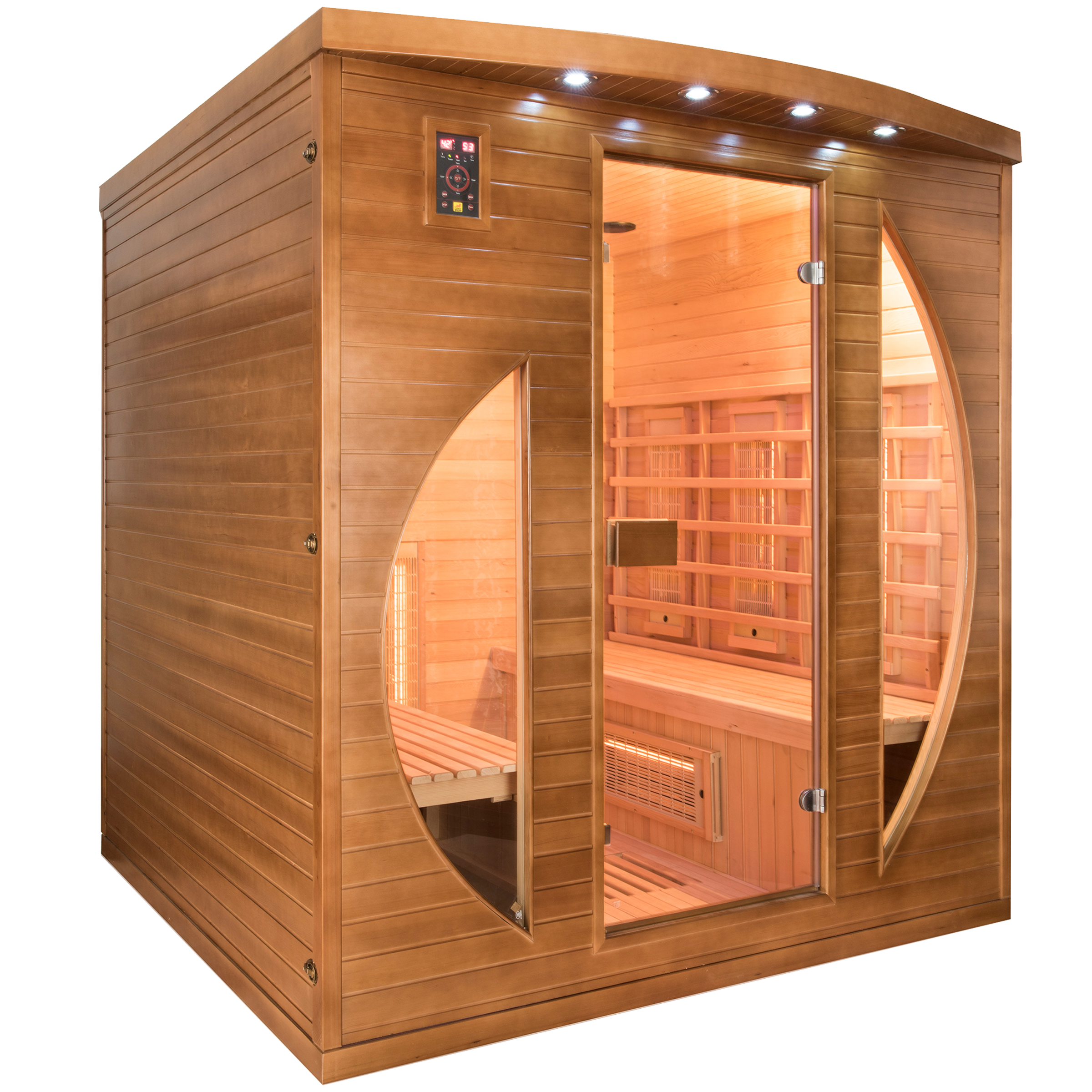 Sauna infrarojos france sauna spectra 4 plazas de 185 x 200 cm