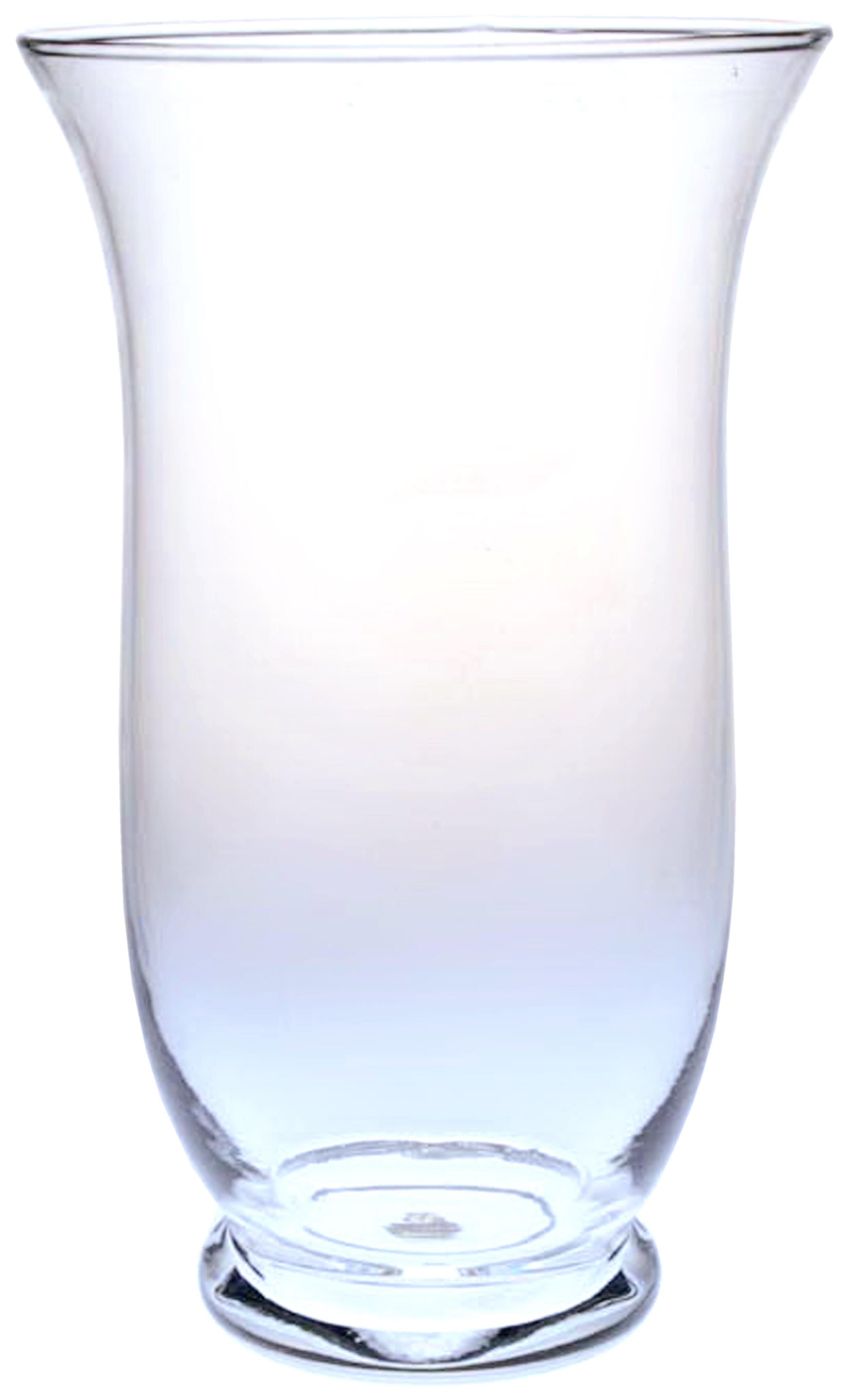 Jarrón redondo de cristal 12.5x20.5 cm