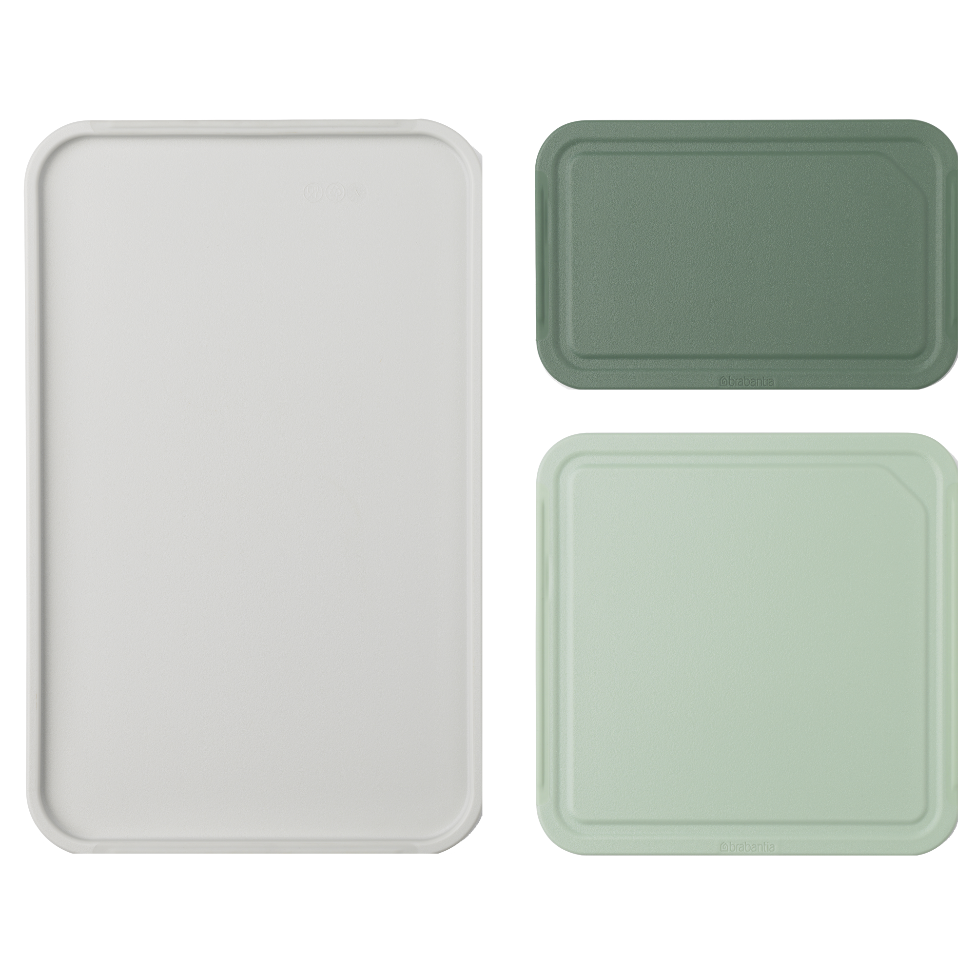 Set de 3 tablas de cortar + bandeja BRABANTIA Leroy Merlin