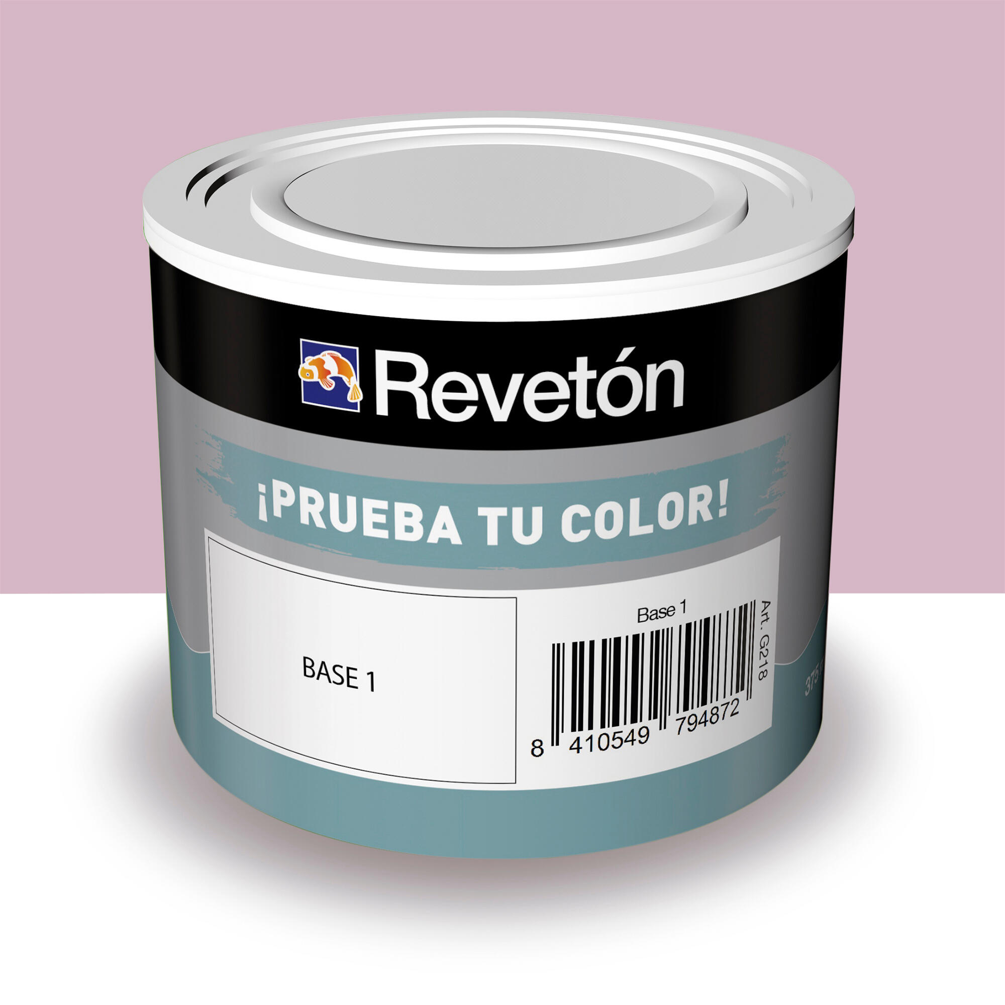 Tester de pintura mate 0.375l 2020-r30b lila rosaceo empolvado