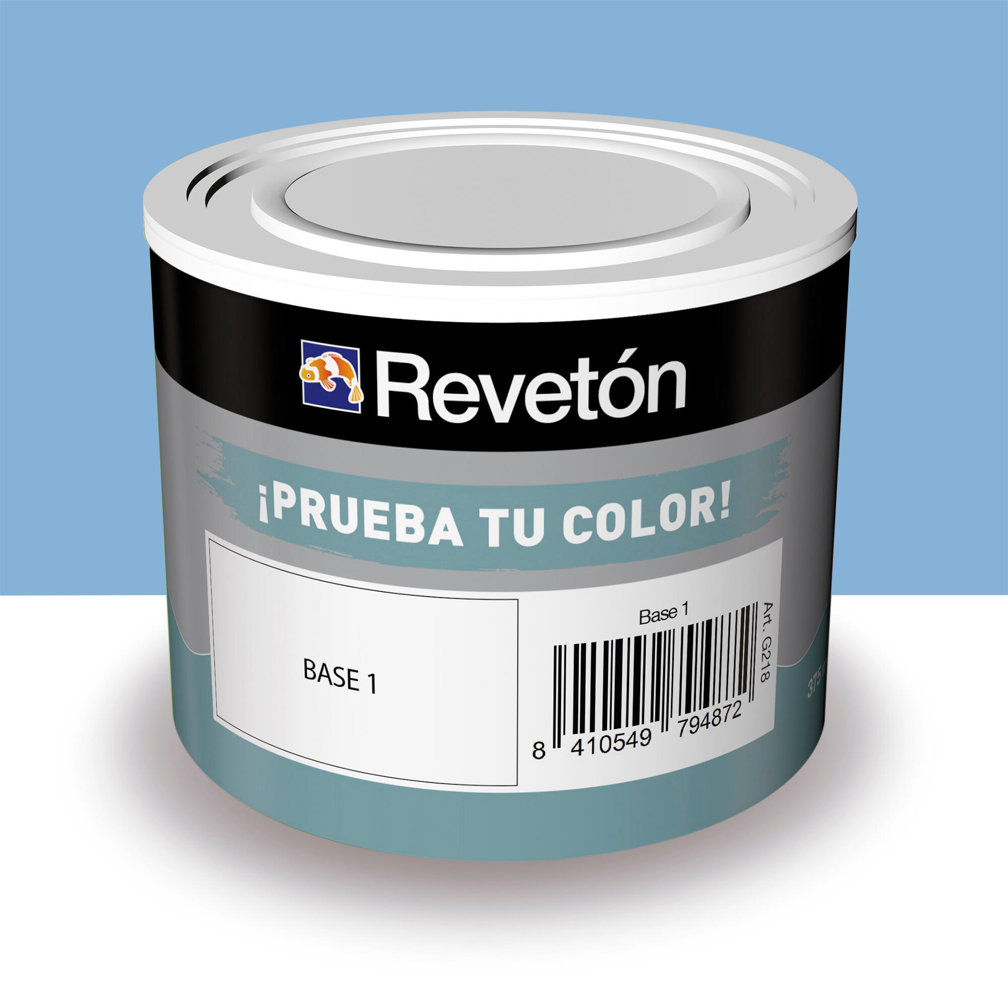 Tester de pintura mate 0.375l 2030-r80b azul porcelana oscuro