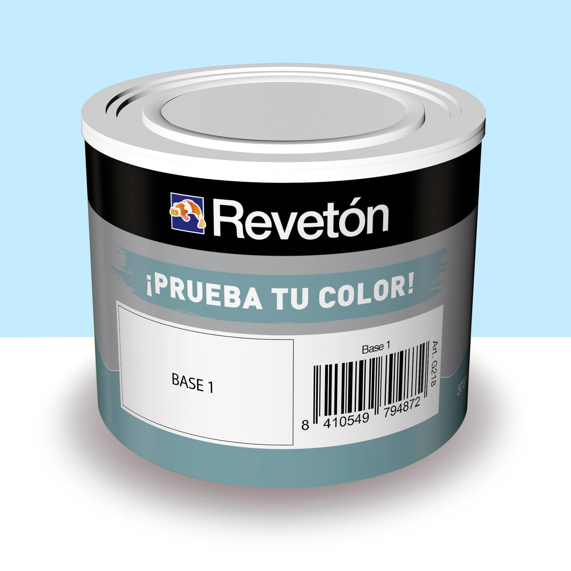 Tester de pintura mate 0.375l 0520-r80b azul porcelana muy luminoso