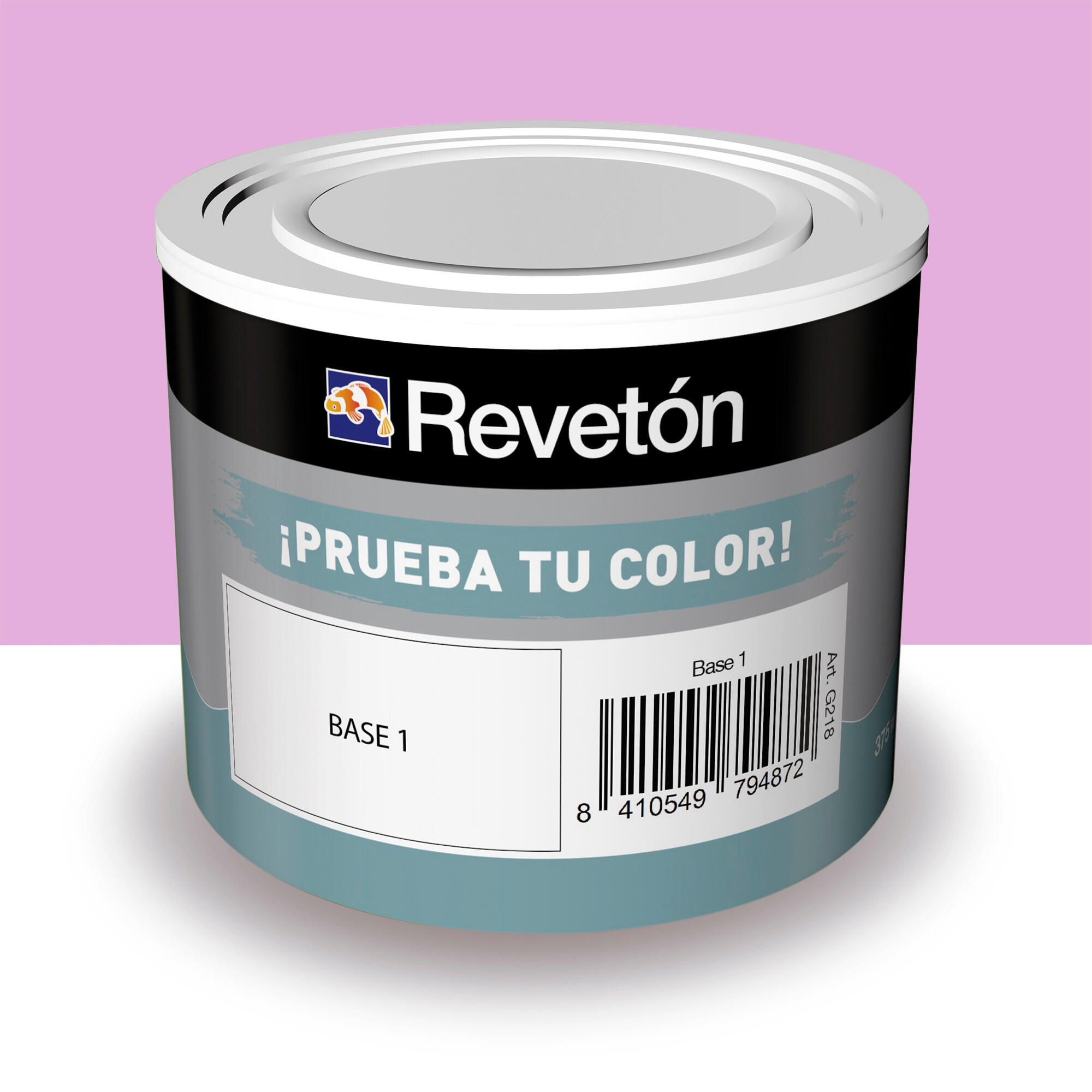 Tester de pintura mate 0.375l 1040-r40b rosa violeta luminoso