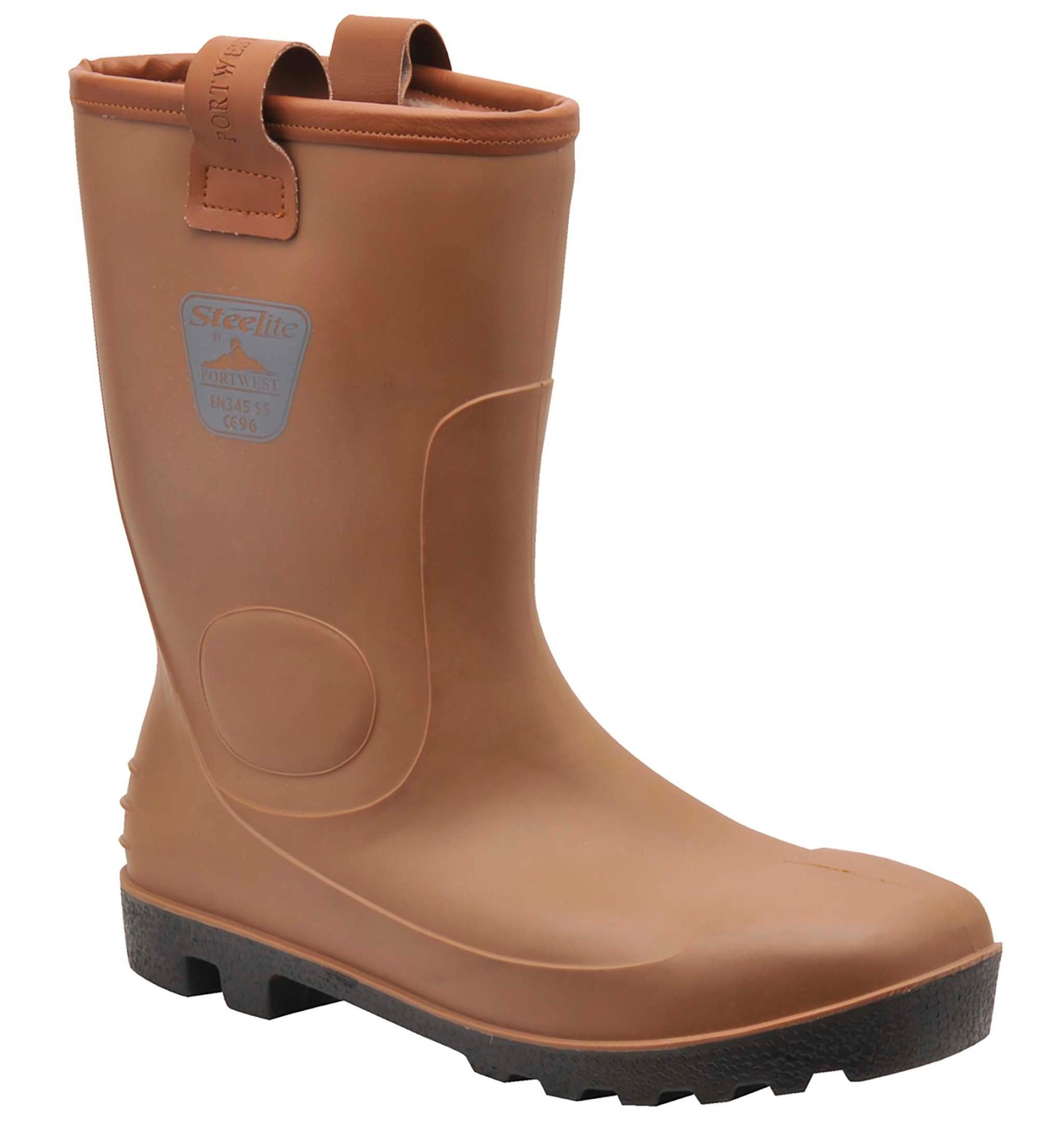Botas de seguridad covepro fw75 bota forrada s5 marrón t40
