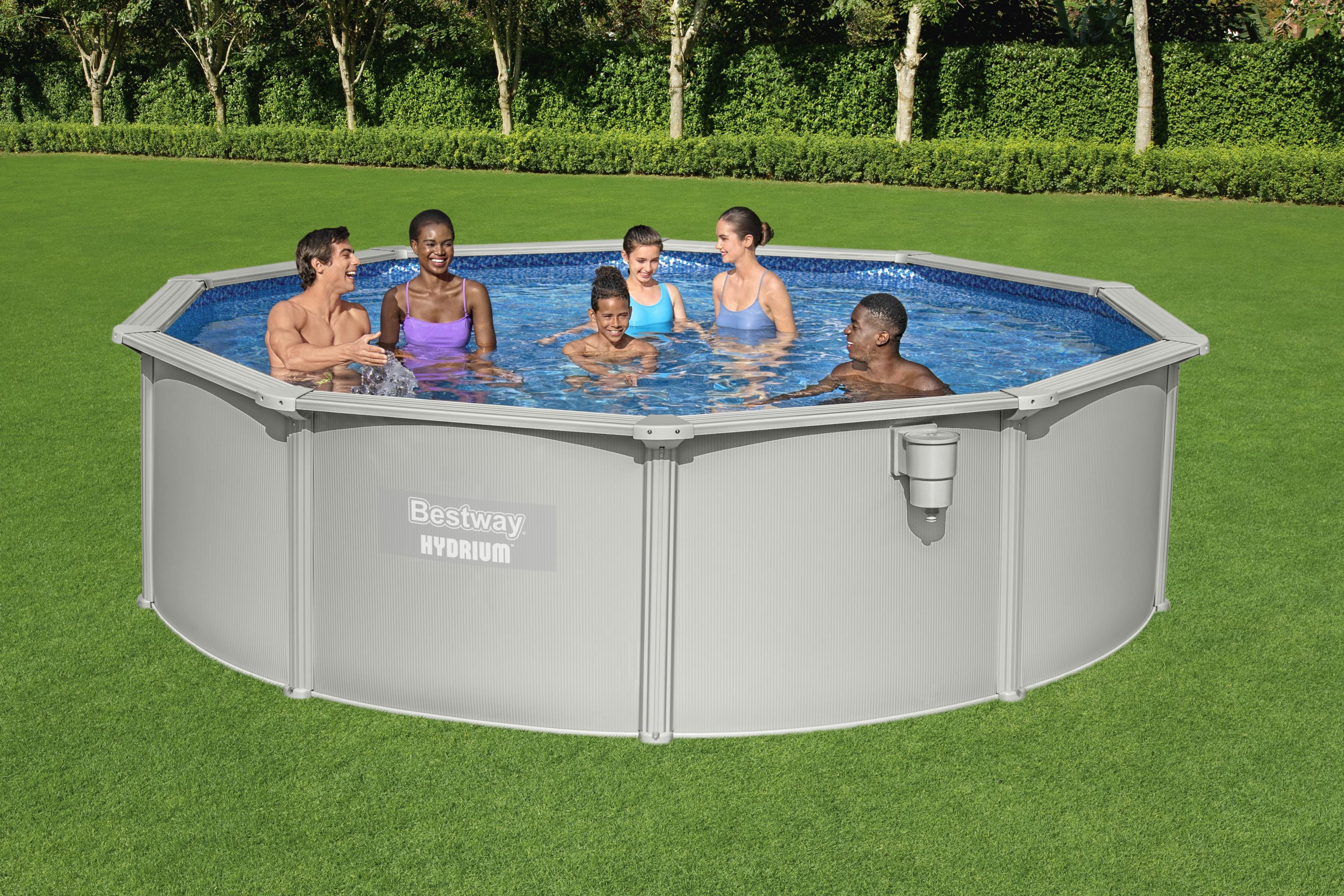 Piscina redonda de acero zincado bestway de 460x120 cm de la marca Bestway