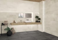 Azulejo cerámico Powder efecto cemento snow base 40x120 cm ARTENS ...