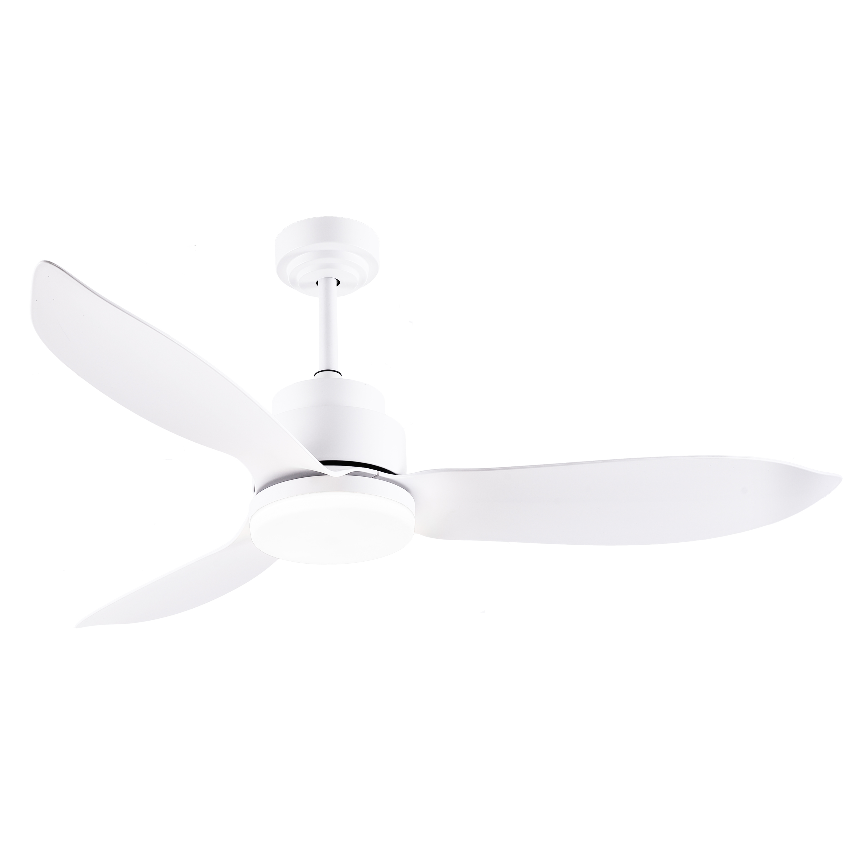 Ventilador De Techo Con Luz Motor DC Crixus Blanco 132 Cm | Leroy Merlin