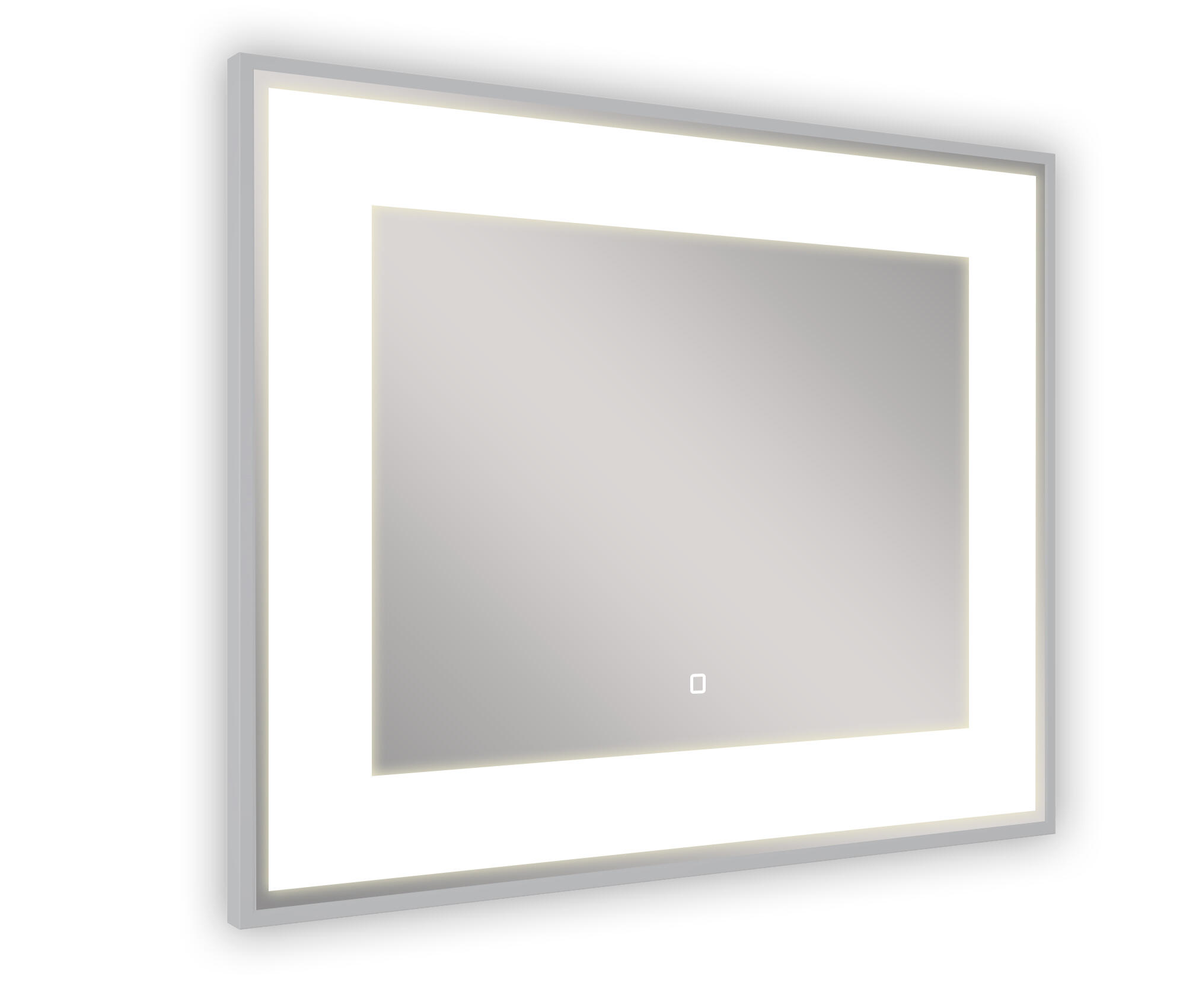 Espejo de baño con luz led millenium , antivaho, táctil 80x100 cm