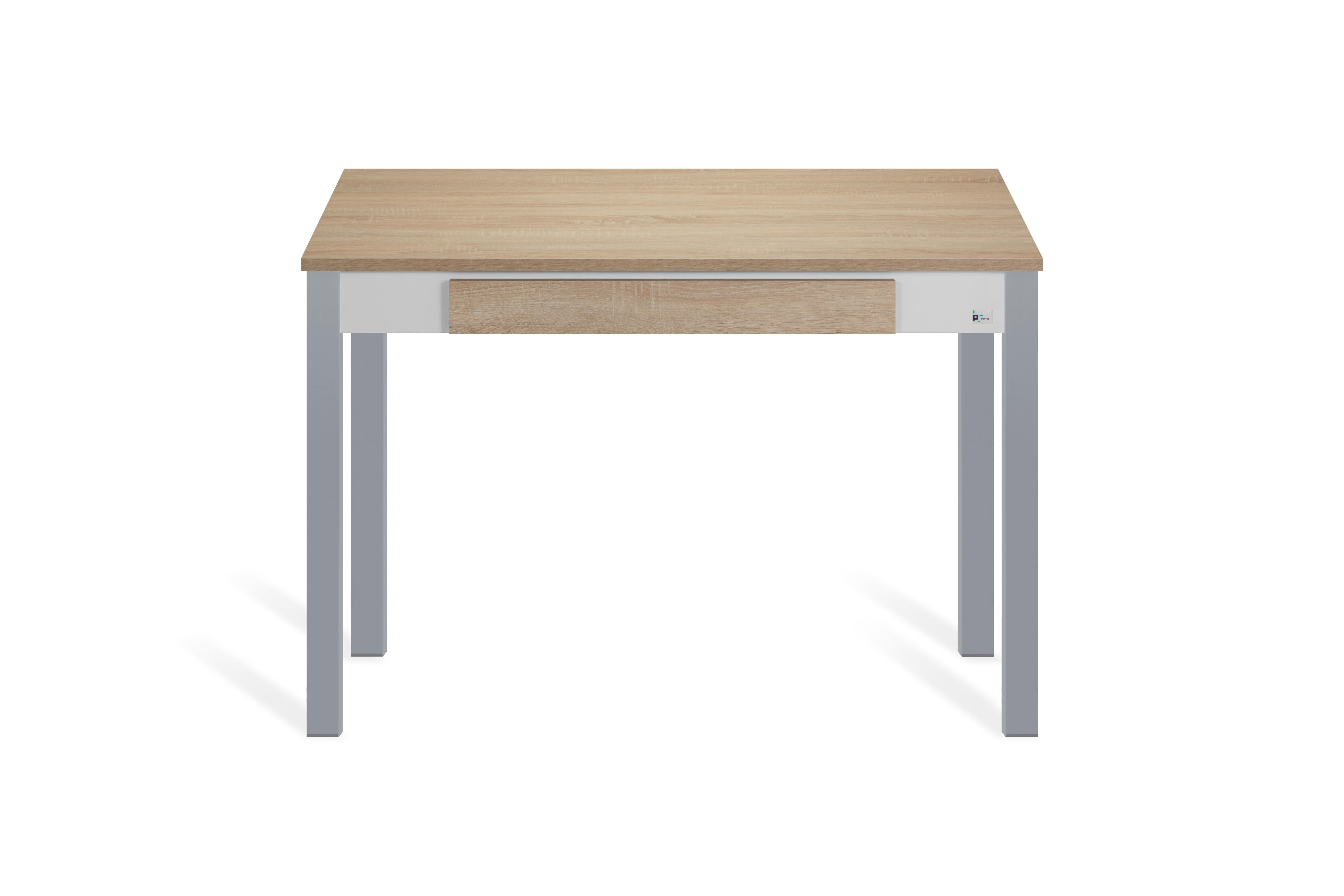 Mesa extensible 100(160)x60 com acabado natural