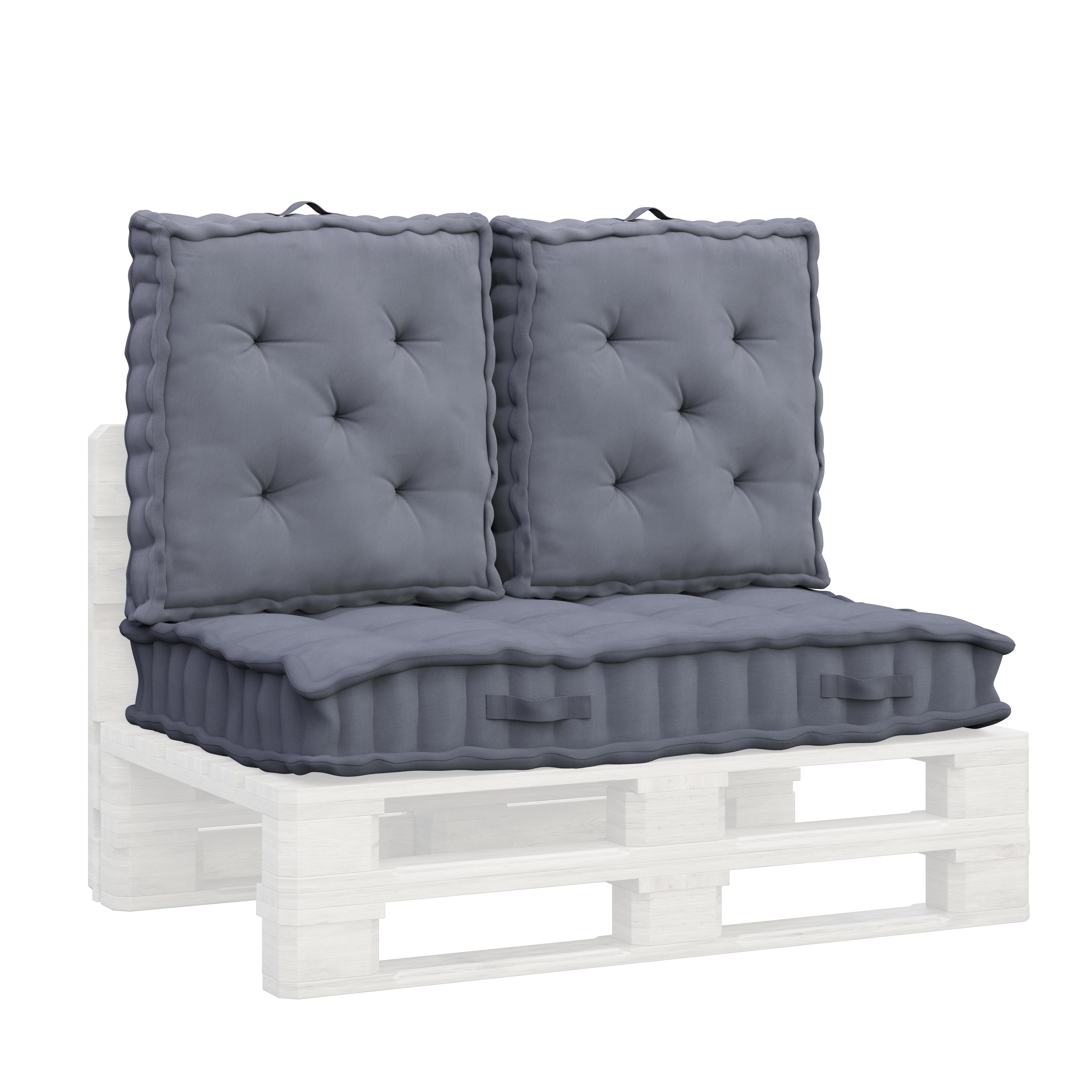 Set cojín sofá palet inspire granito 80x120 cm de la marca Inspire