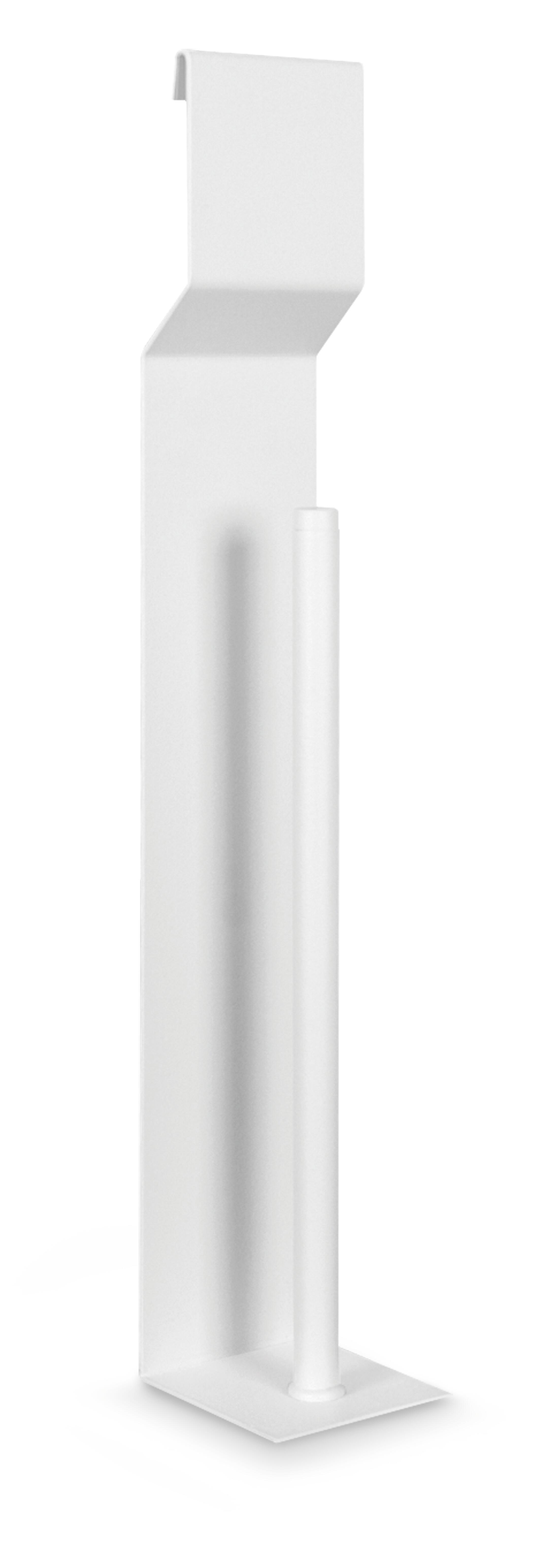 Portarrollo wc tokio-osaka blanco aspecto texturizado 8x47 cm