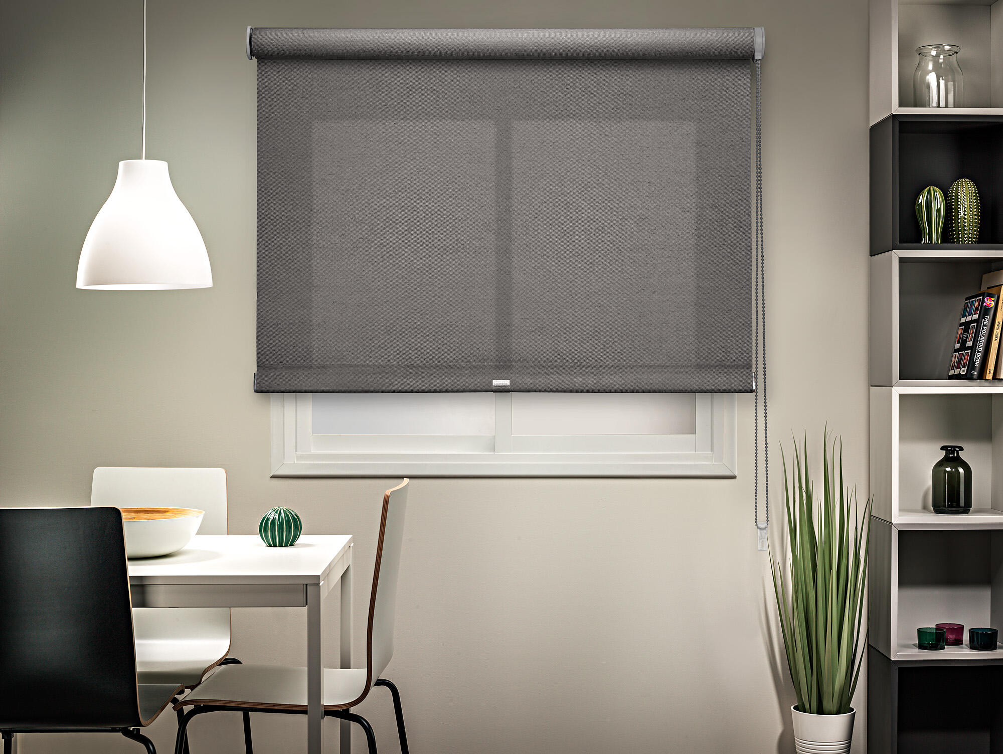 Estor enrollable screen lino gris de 120x250cm