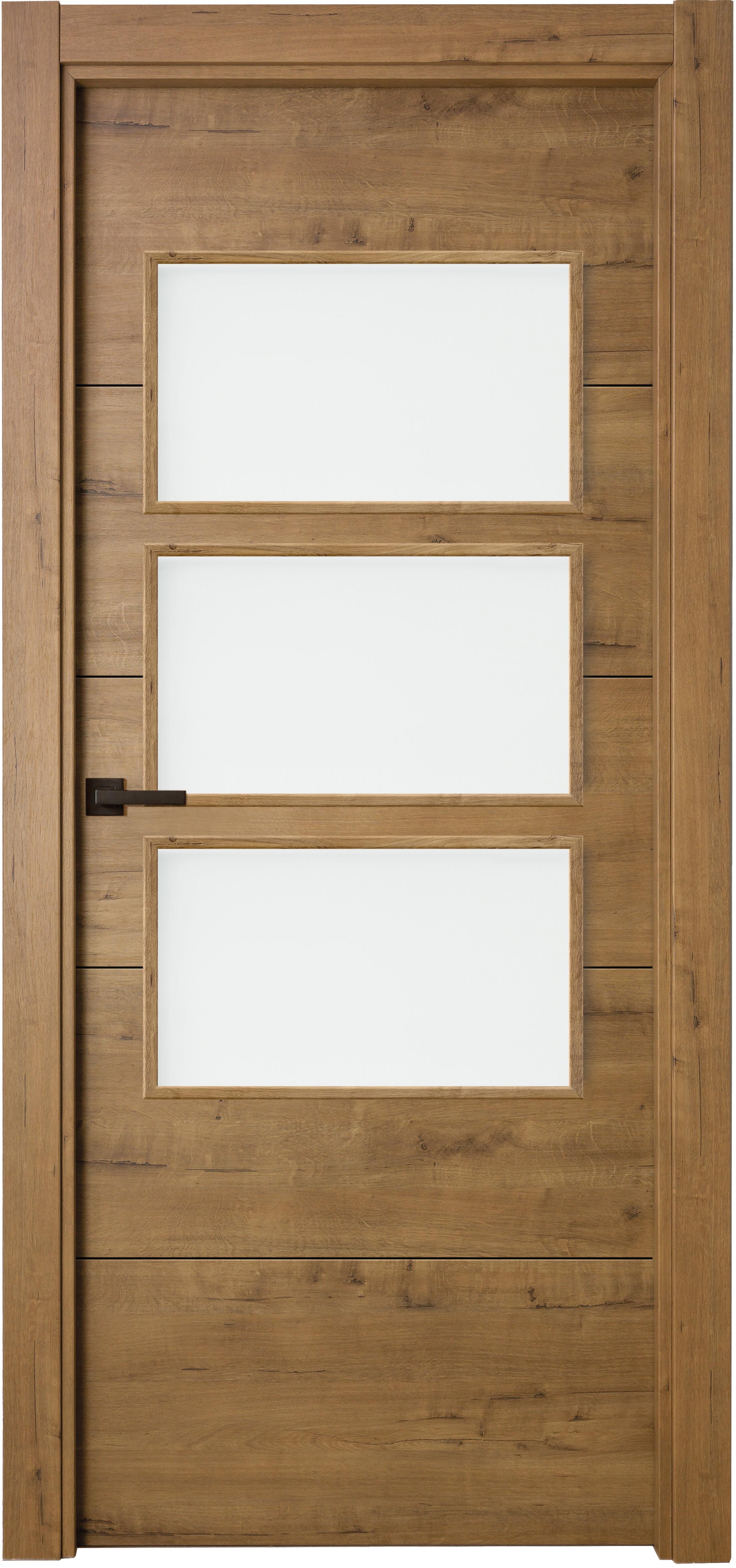 Puerta berna gold con vidriera de apertura izquierda de 82,5 x 203 x 7 cm