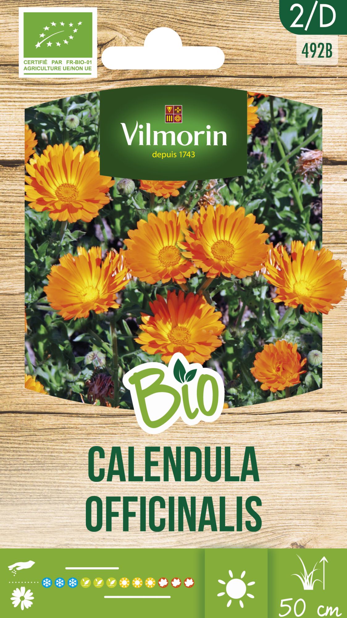 Semilla Calendula Vilmorin Bio | Leroy Merlin