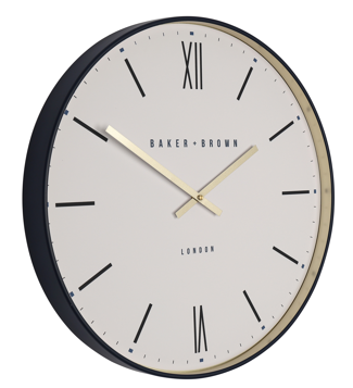 Reloj de pared redondo heritage blanco de 30 cm