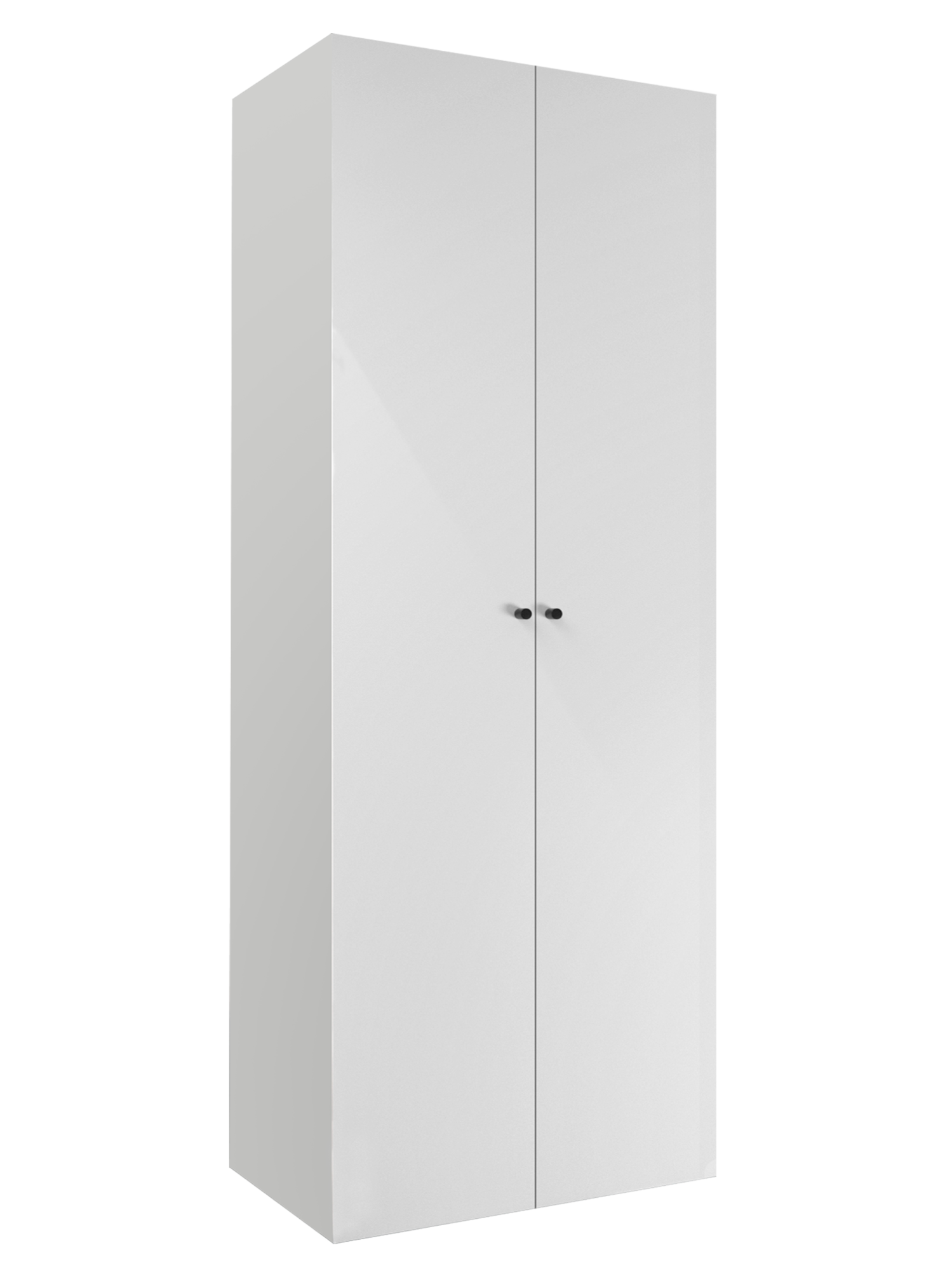 Armario blanco con puerta abatible spaceo de 240x120x60cm