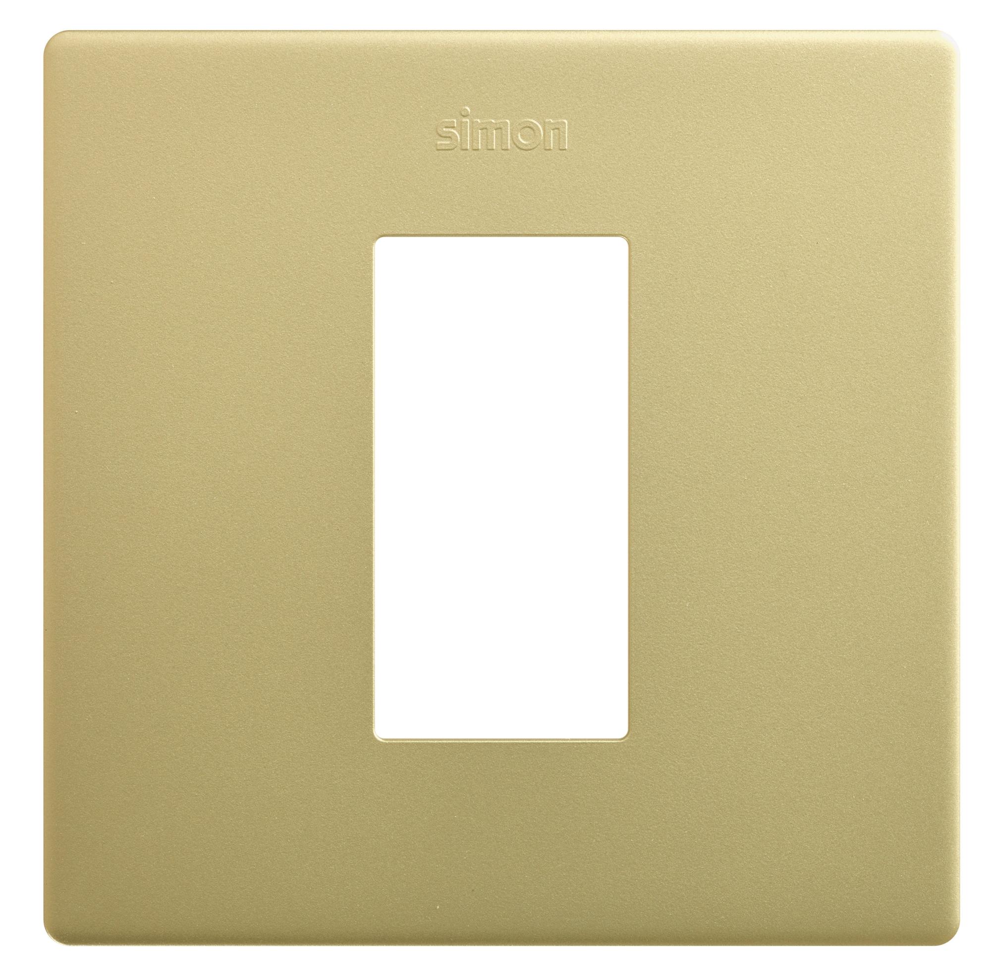Marco individual combinable simon 270 color bronce