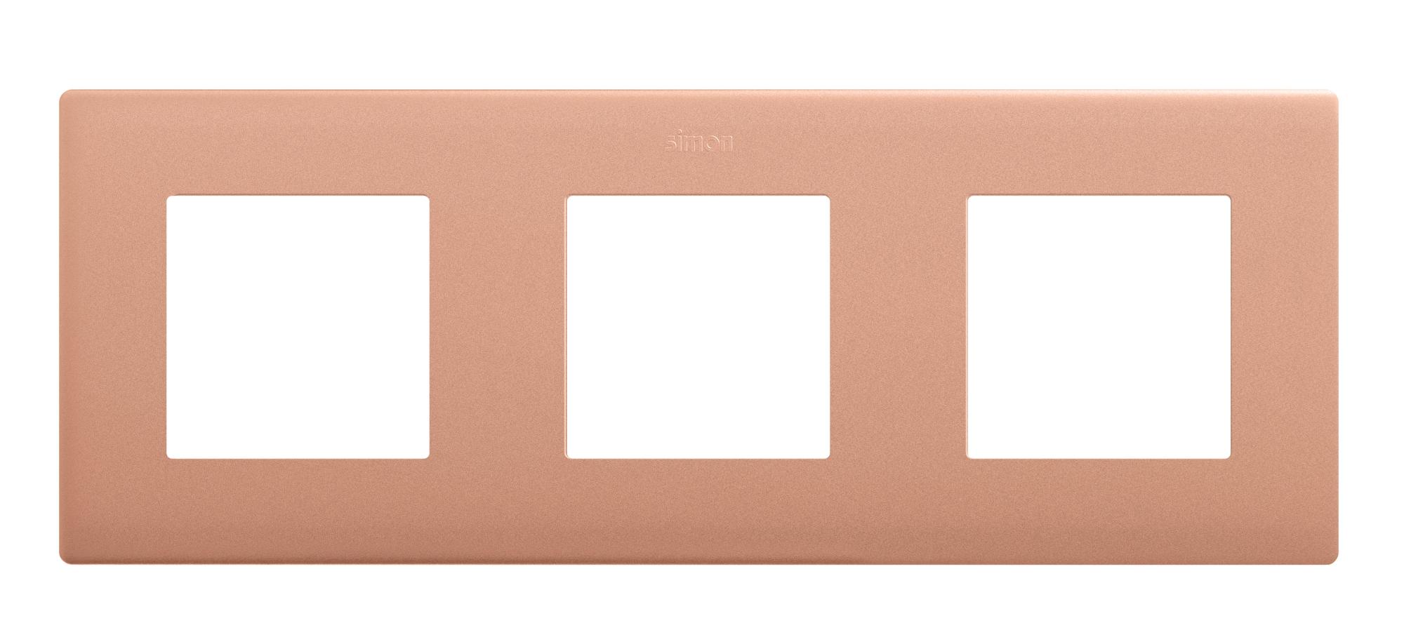 Marco triple simon 270 color cobre