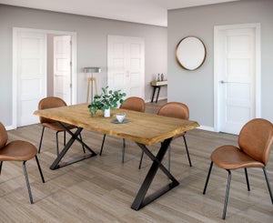 Mesas de madera maciza rústicas | Leroy Merlin