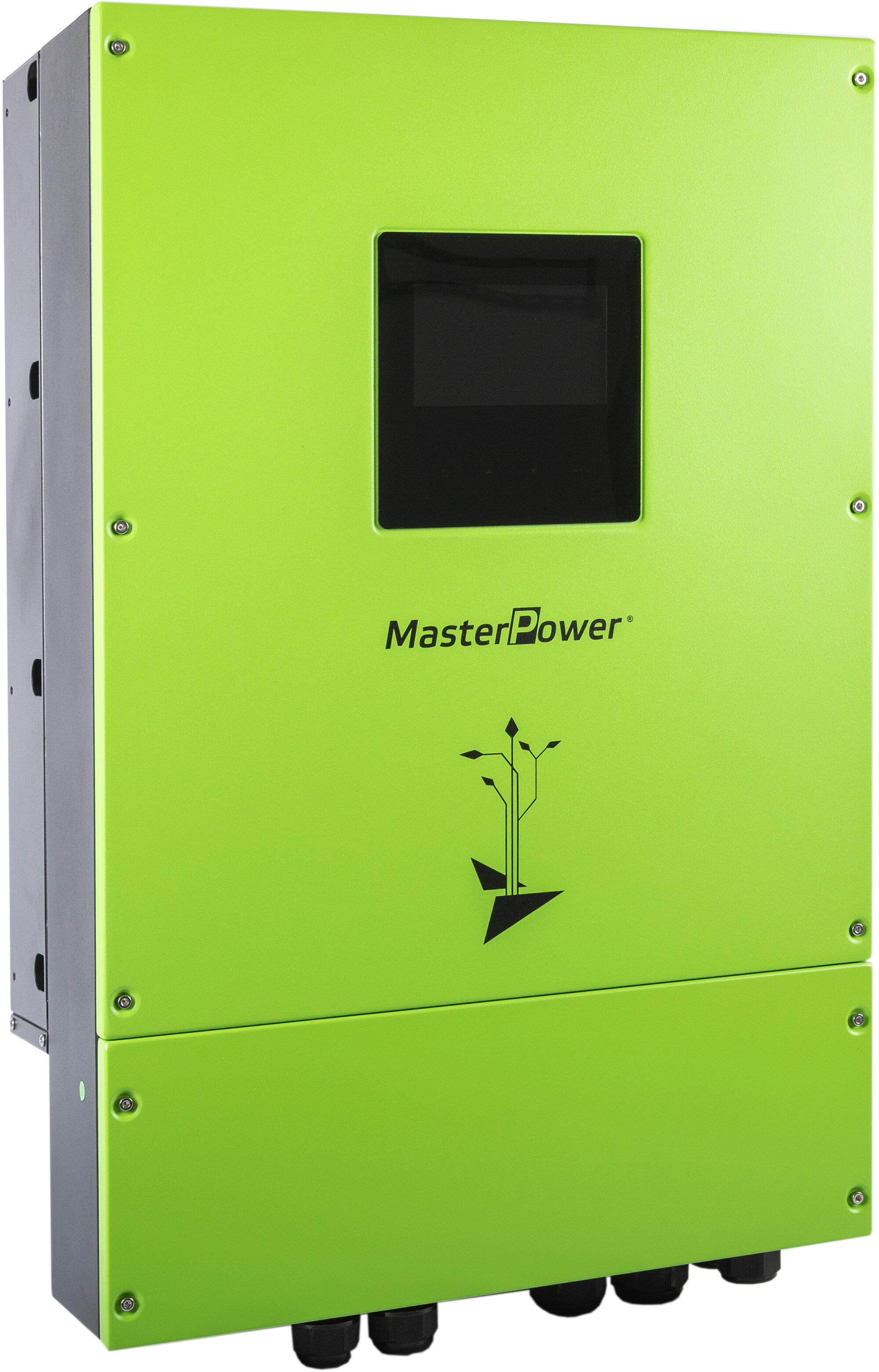 Inversor cargador master power omega pro 8000w 48v + regulador 80ah ip65