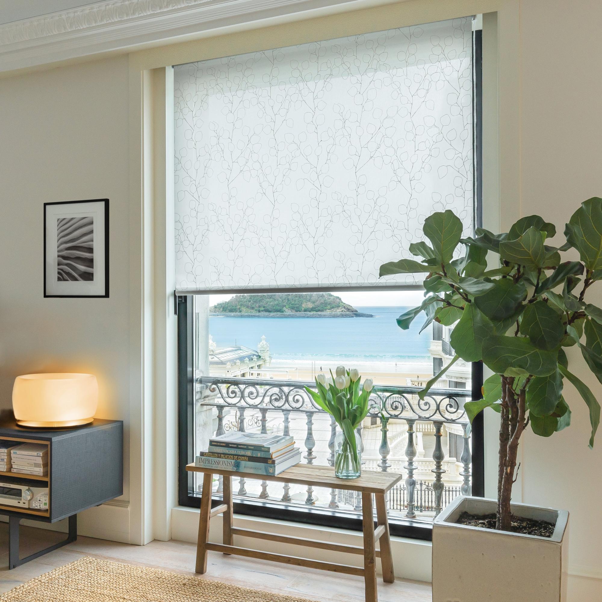 Estor enrollable screen zen blanco de 120x250cm