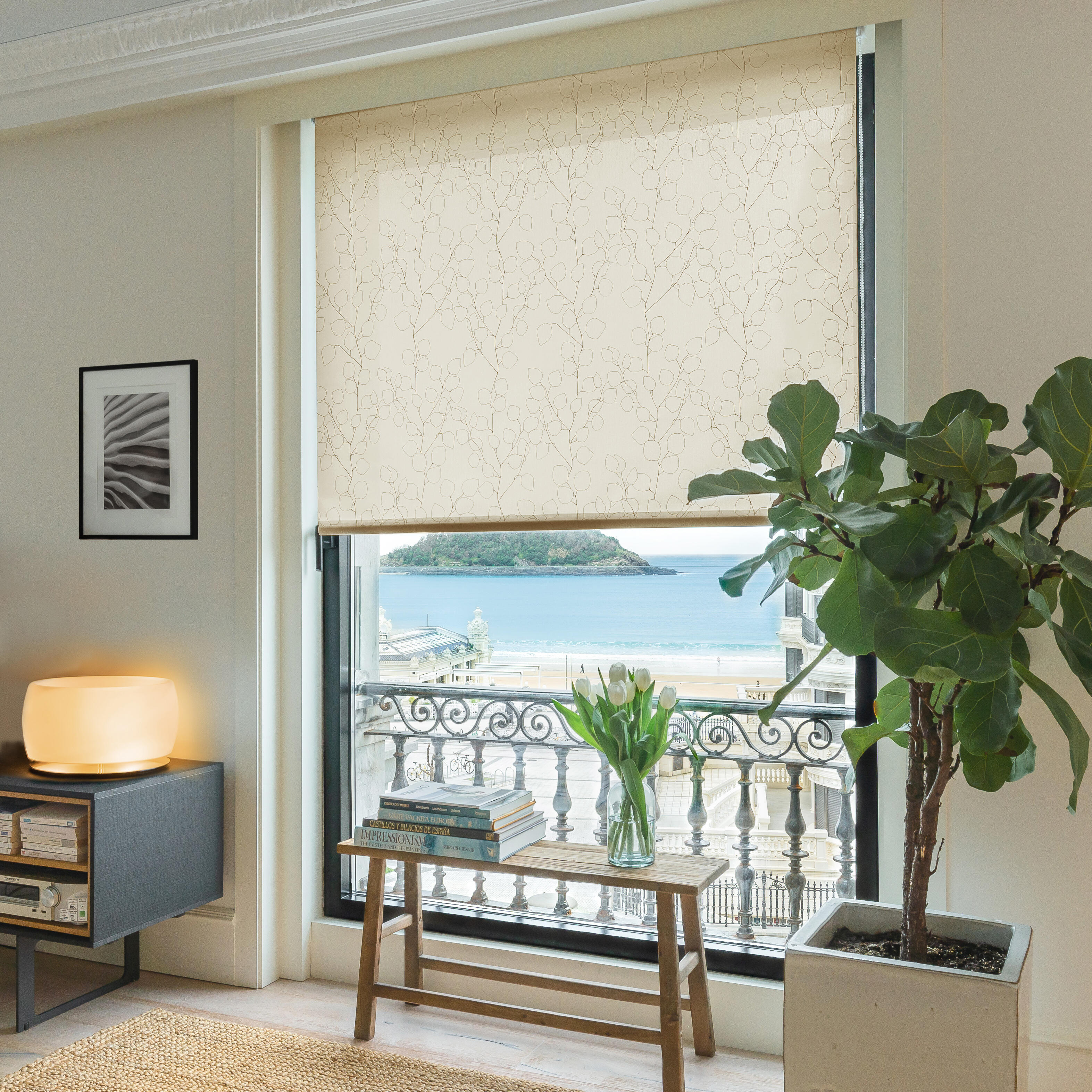 Estor enrollable screen zen beige de 165x250cm