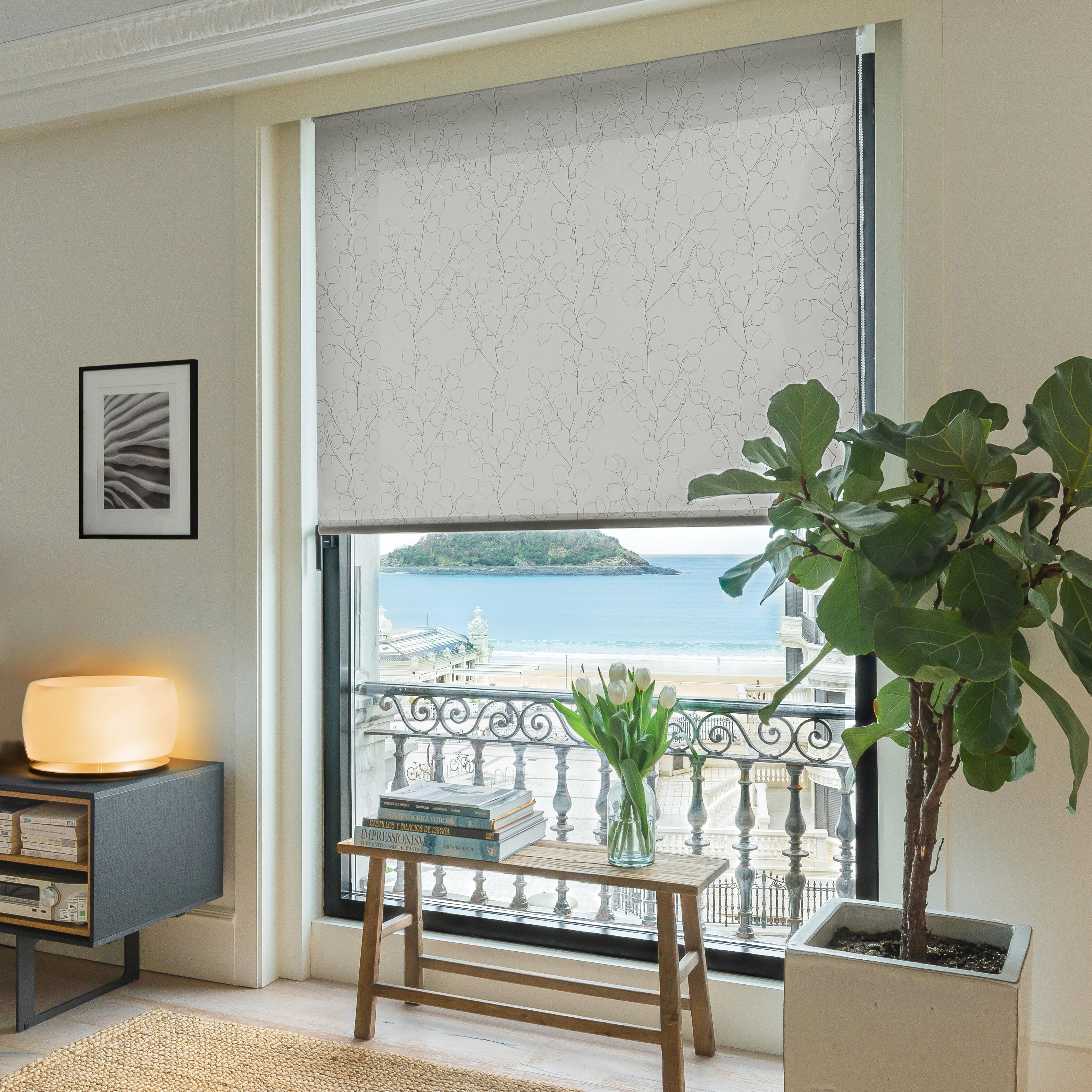 Estor enrollable screen zen gris de 120x250cm