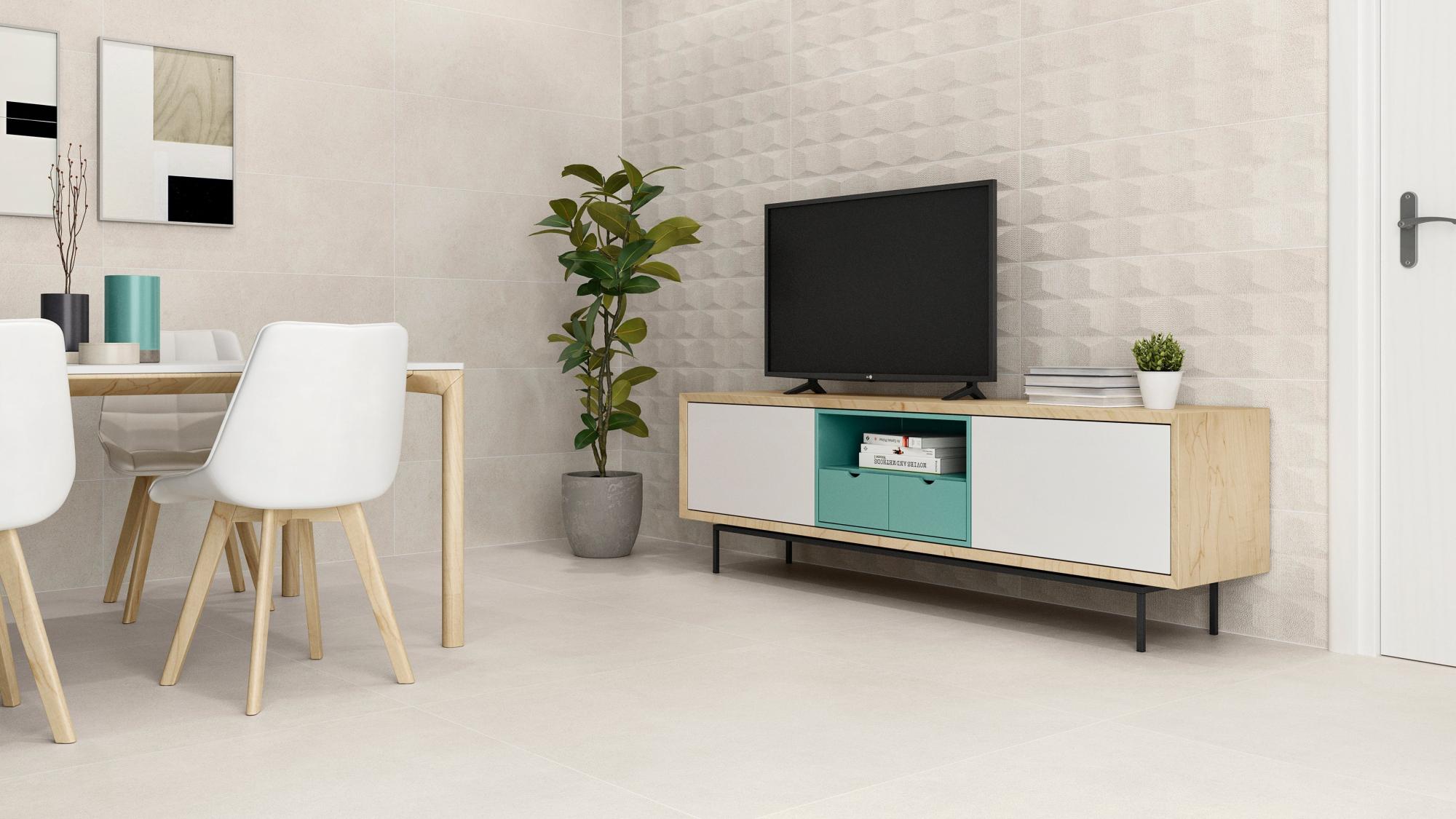 Azulejo Sáhara 33x100 cm beige Leroy Merlin