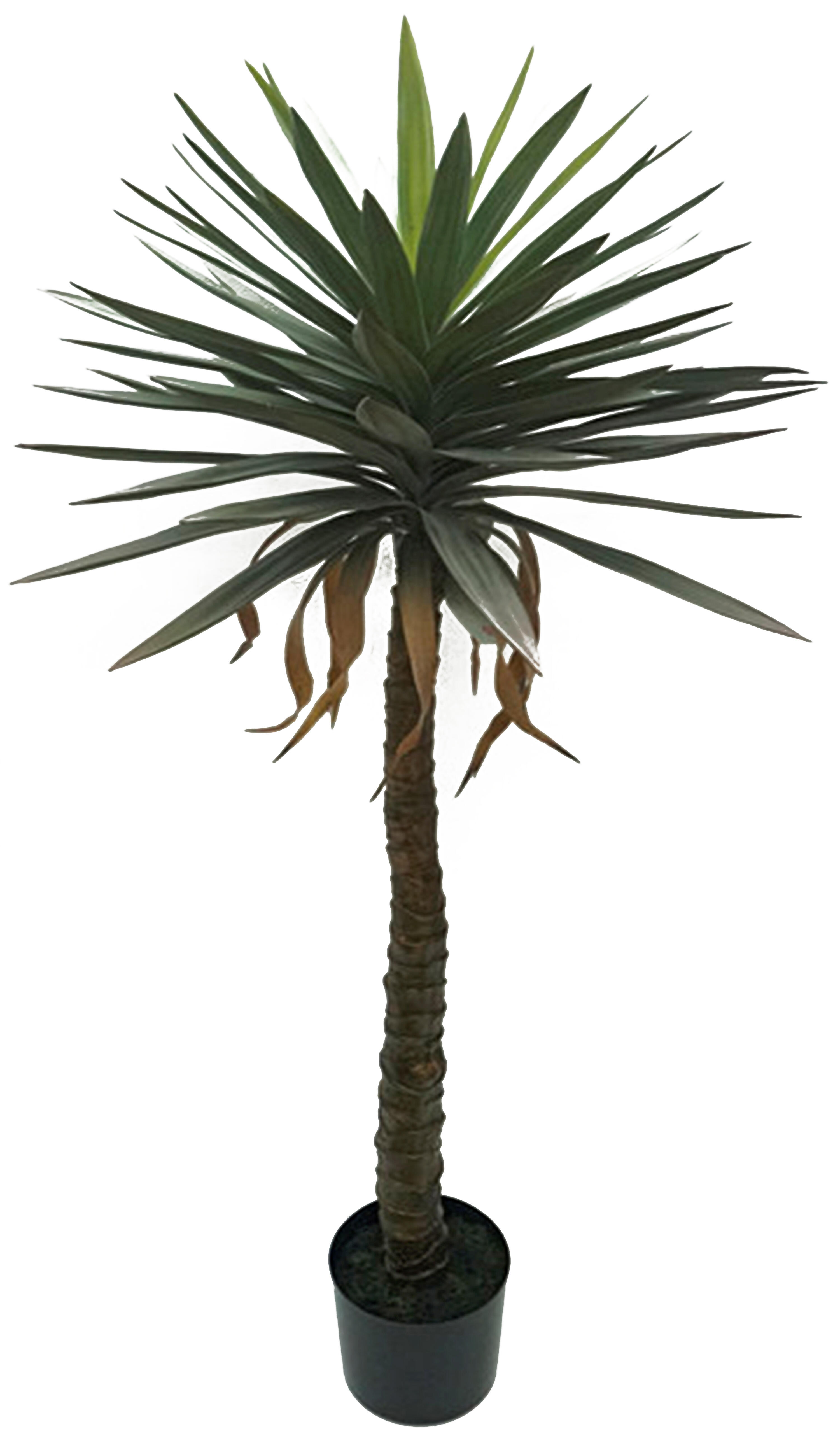 Árbol artificial palmera yuca 150 cm en maceta de 18 cm