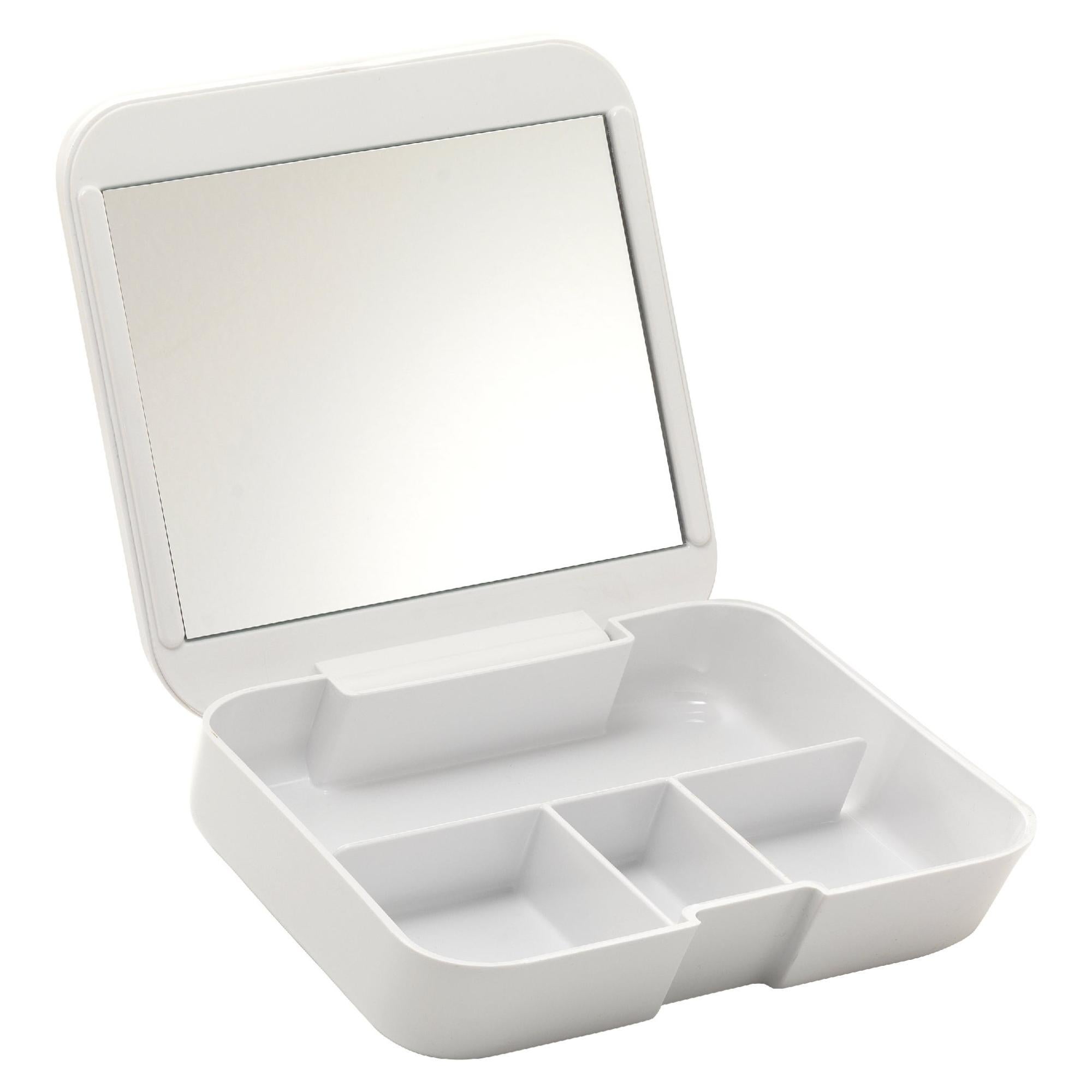 Caja de compartimentos seventy blanco 25x7.1 cm