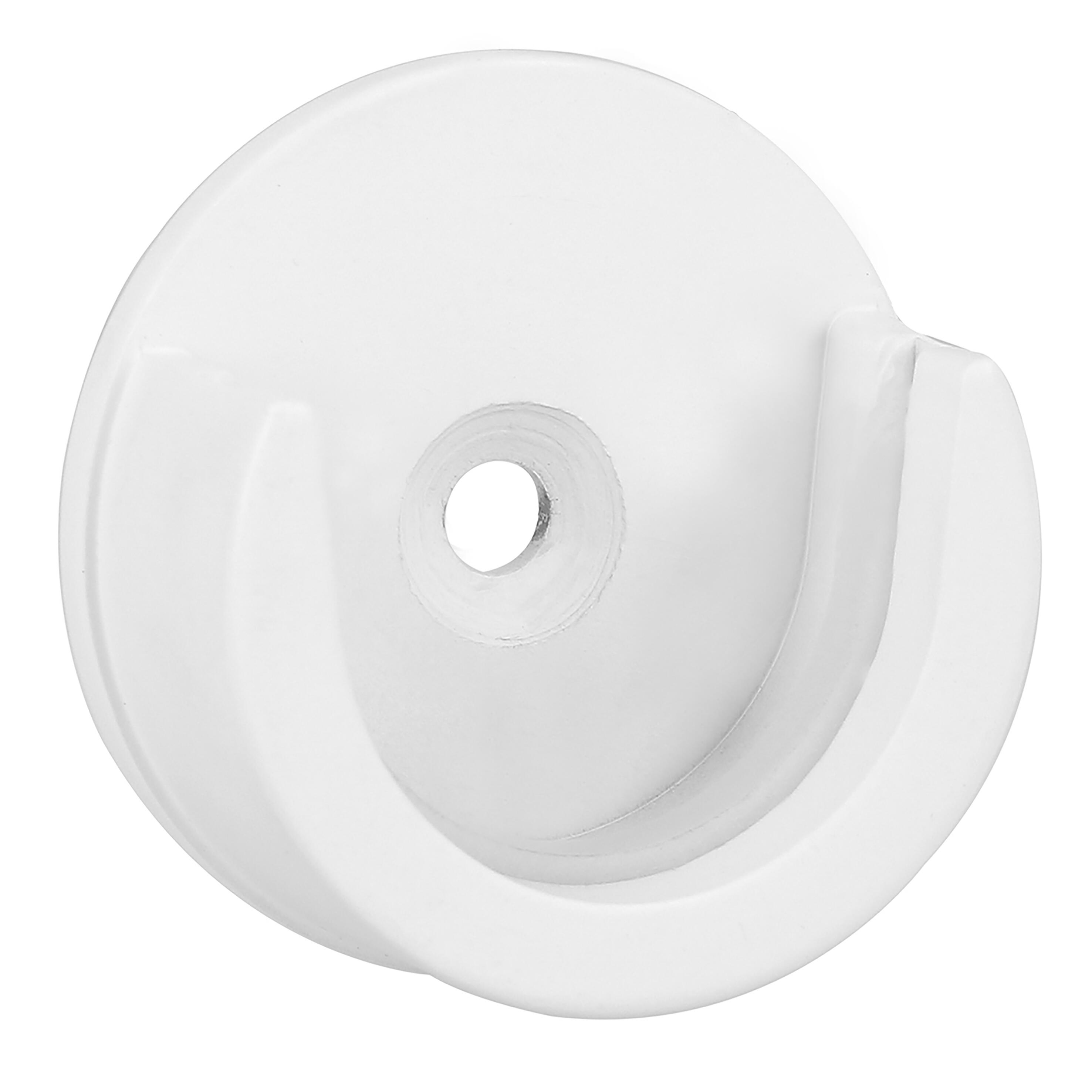2 soportes entrepared d28 blanco mate