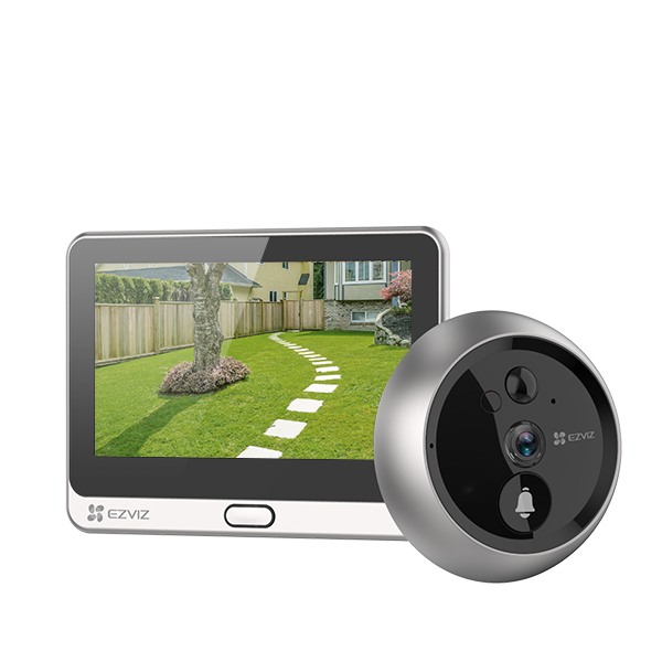 Mirilla digital EZVIZ Dp2C WIFI, detector de presencia y visión nocturna