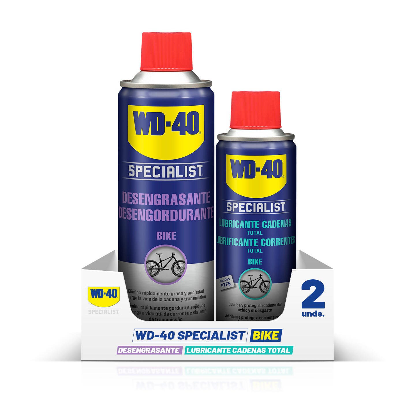WD-40 Bike Spray Desengrasante para Cadenas de Bicicleta 500ml