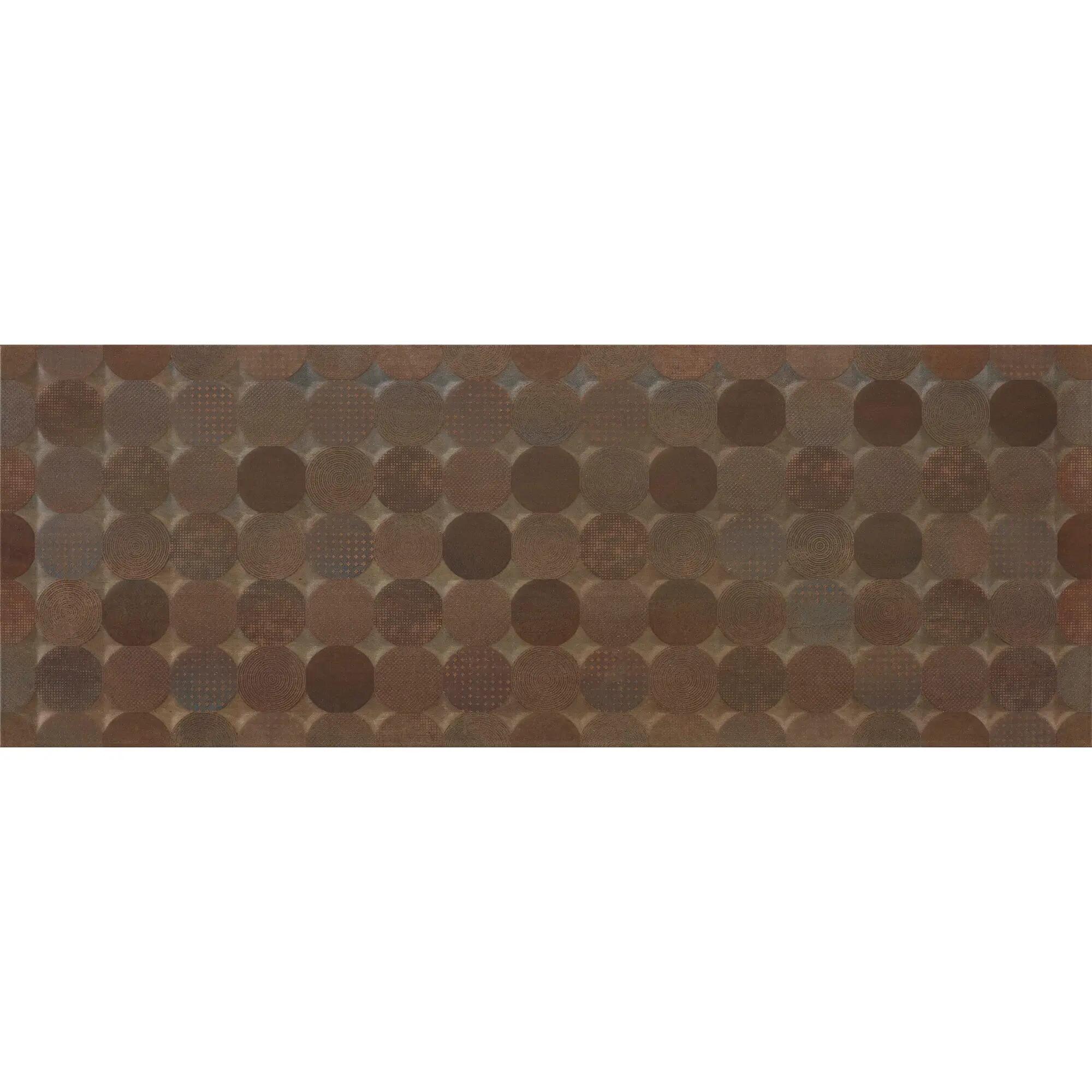 Azulejo cerámico penza efecto metal gris 33.3x90 cm