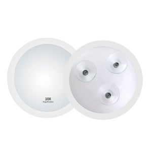 Espejo Iluminado Maquillaje LED 4200ºK Ø14,2Cm Recargable-Regulable Blanco  40.000H [SUN-ESLED-01-W]