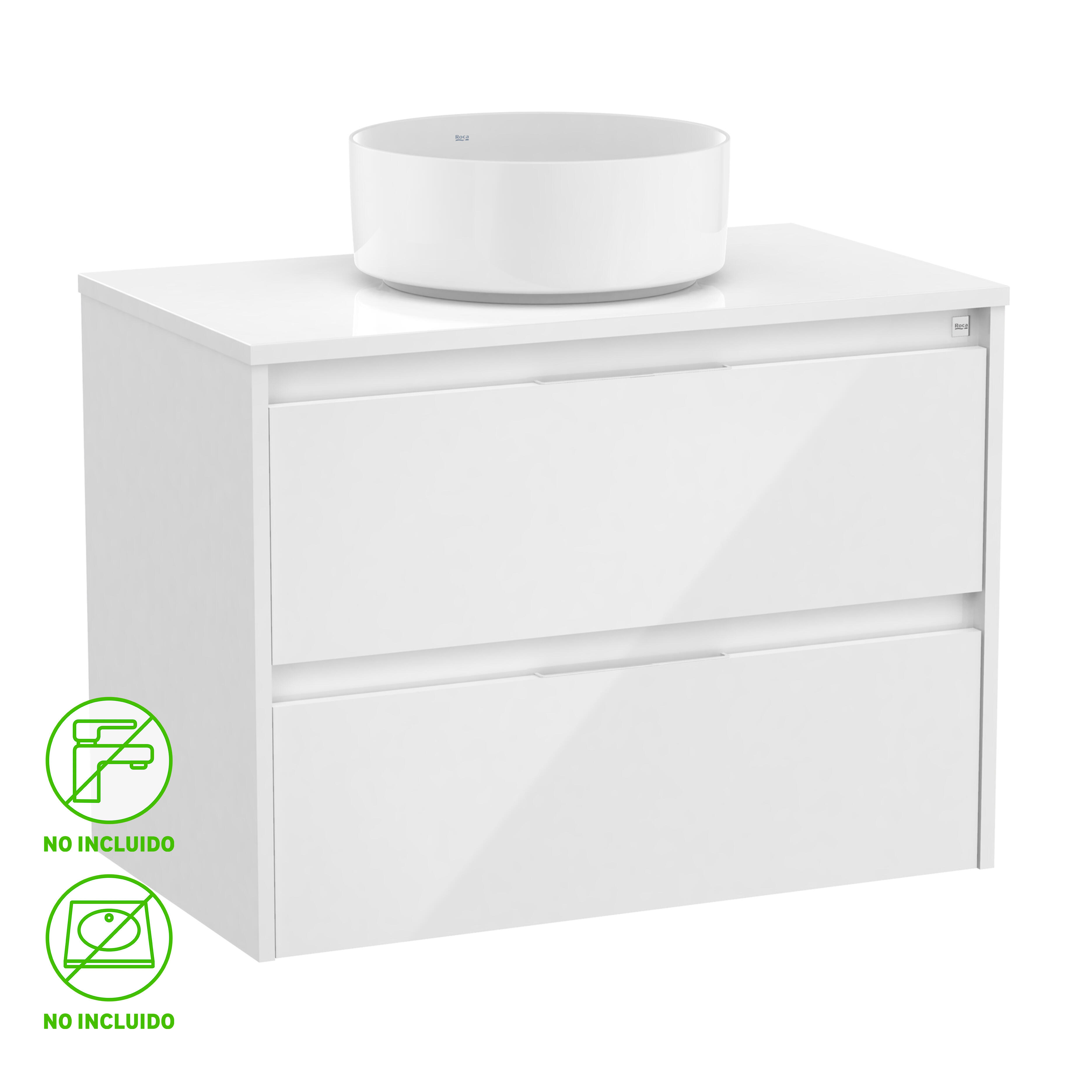 Mueble de baño alpine blanco 81x46 cm