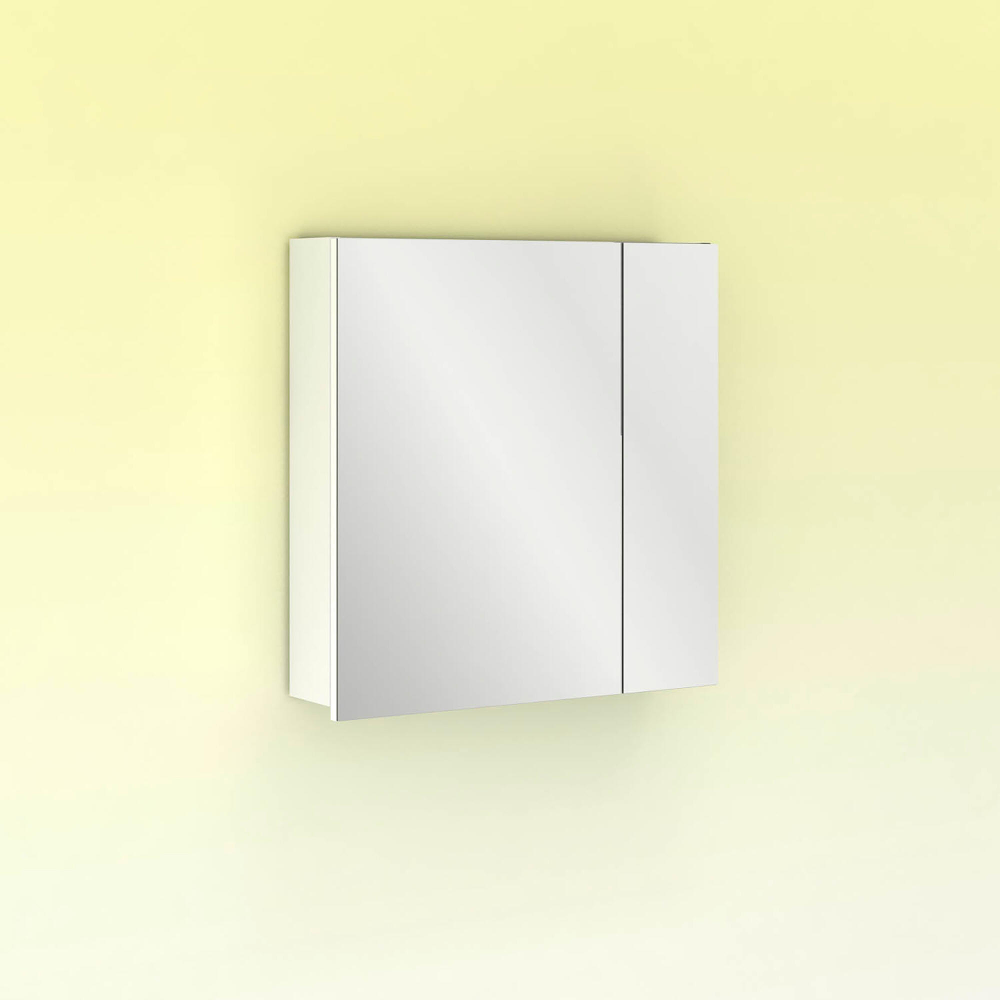 Armario de baño midori blanco brillo 60x61.5x13.5 cm