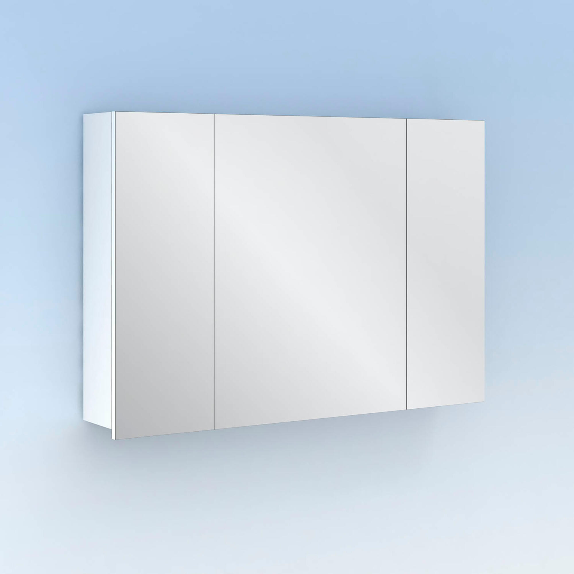 Armario de baño midori blanco brillo 100x61.5x13.5 cm