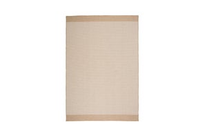 Alfombra exterior/interior polipropileno INSPIRE Emma Border beige 200x290cm