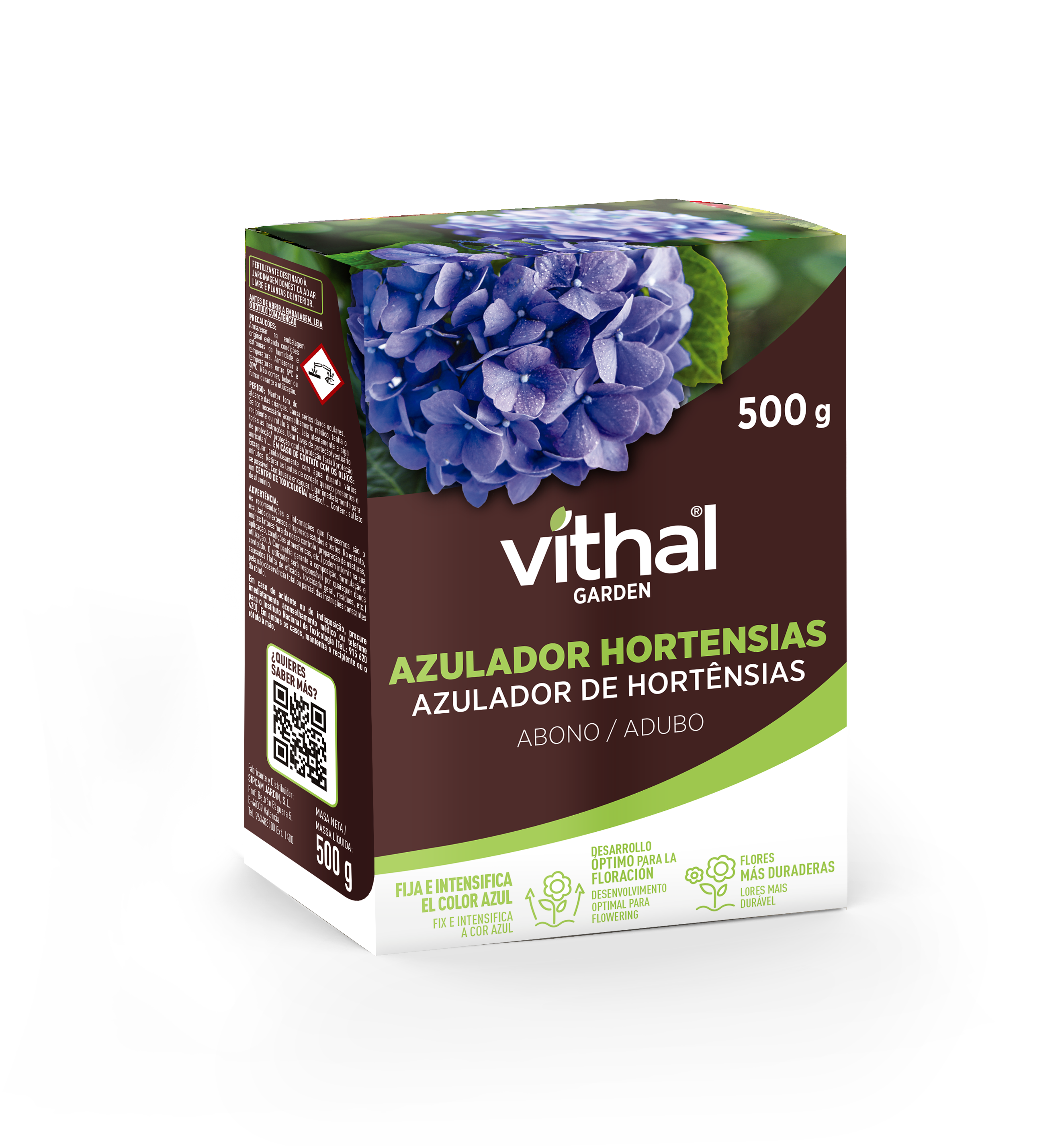 Abono granulado VITHAL GARDEN azulador para hortensias acidófilas 500 gr |  Leroy Merlin