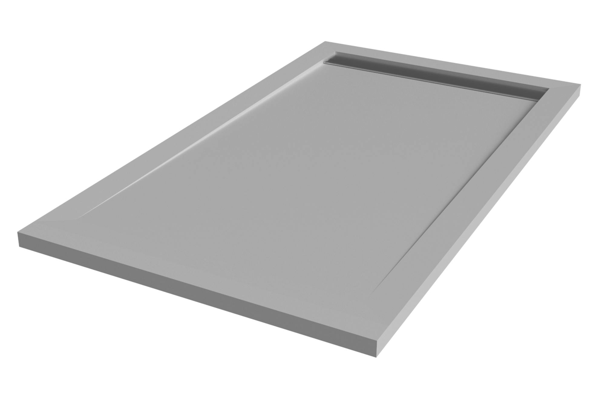 Plato de ducha kaliso 160x90 cm gris