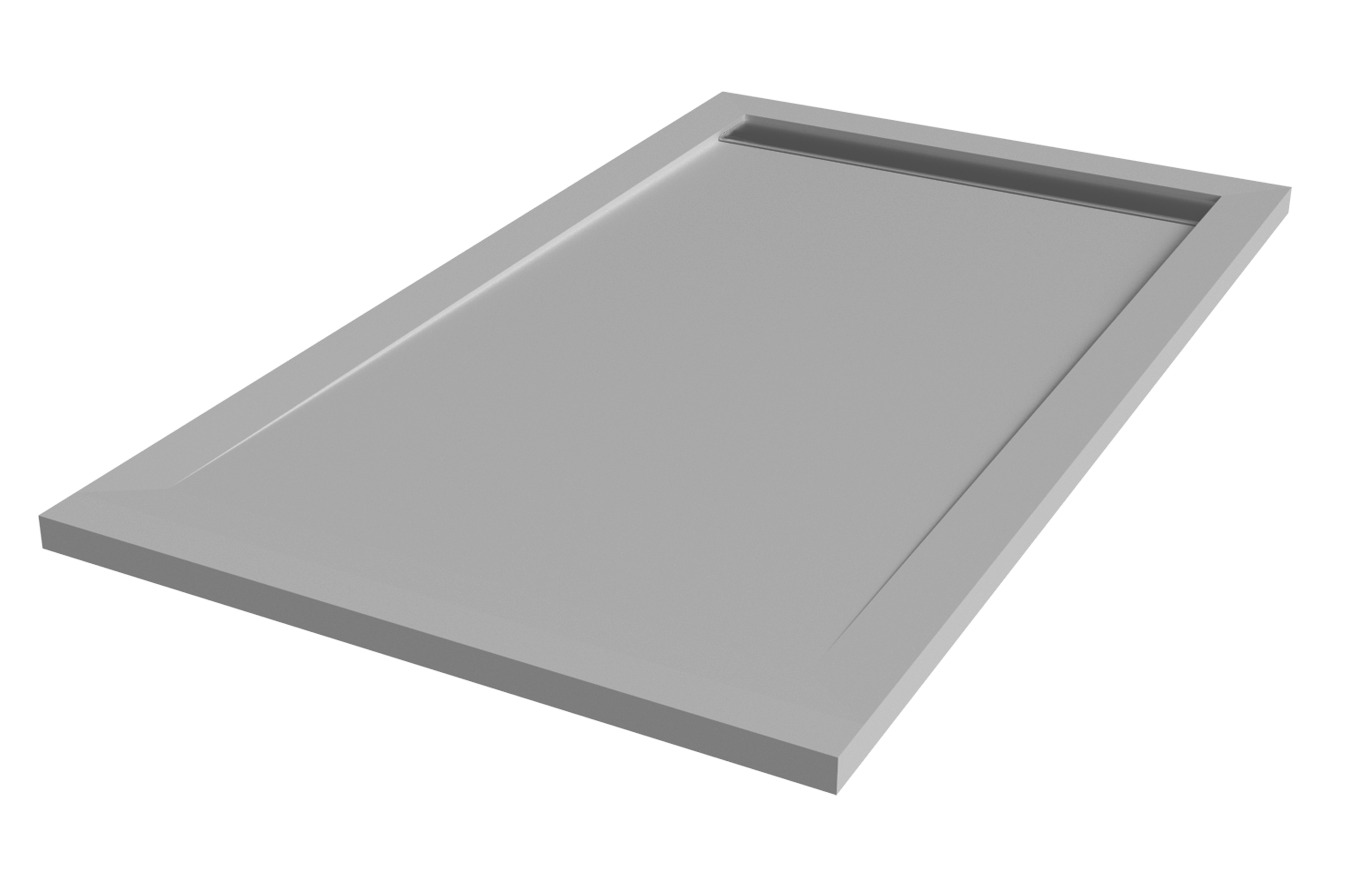Plato de ducha kaliso 120x100 cm gris