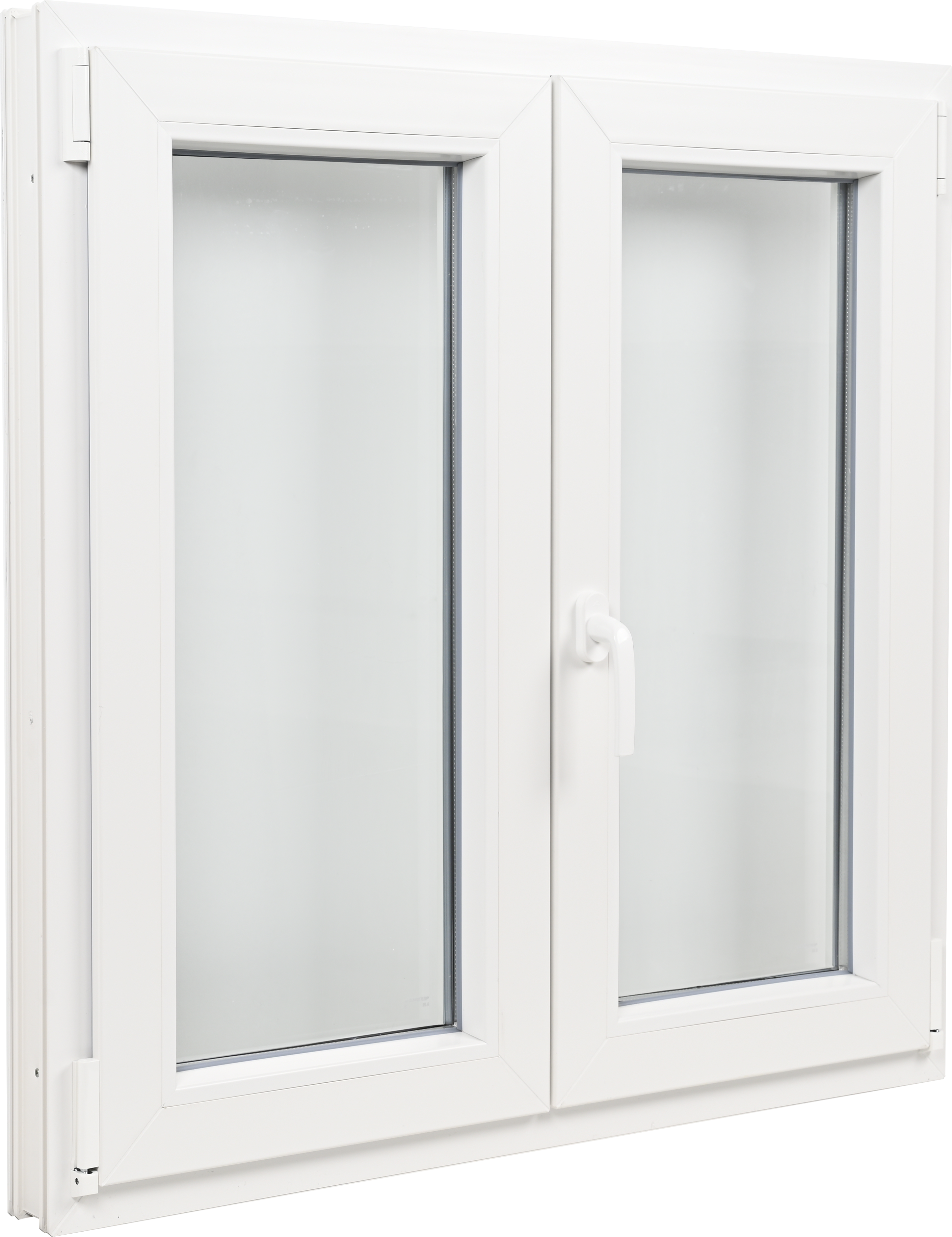 Ventana pvc artens blanca oscilobatiente 100x100 cm