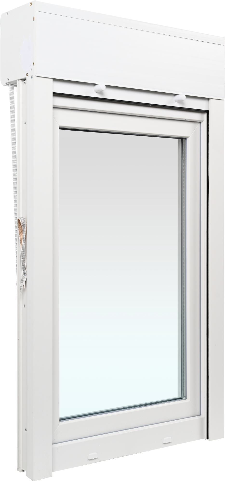 Ventana pvc artens blanca oscilobatiente con persiana 75x139 cm de la marca ARTENS