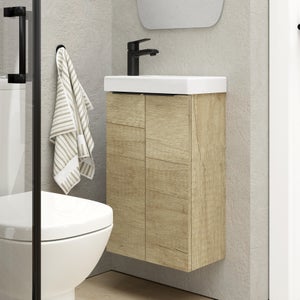 Mueble de baño con lavabo Espacio L olmo 60x35 cm