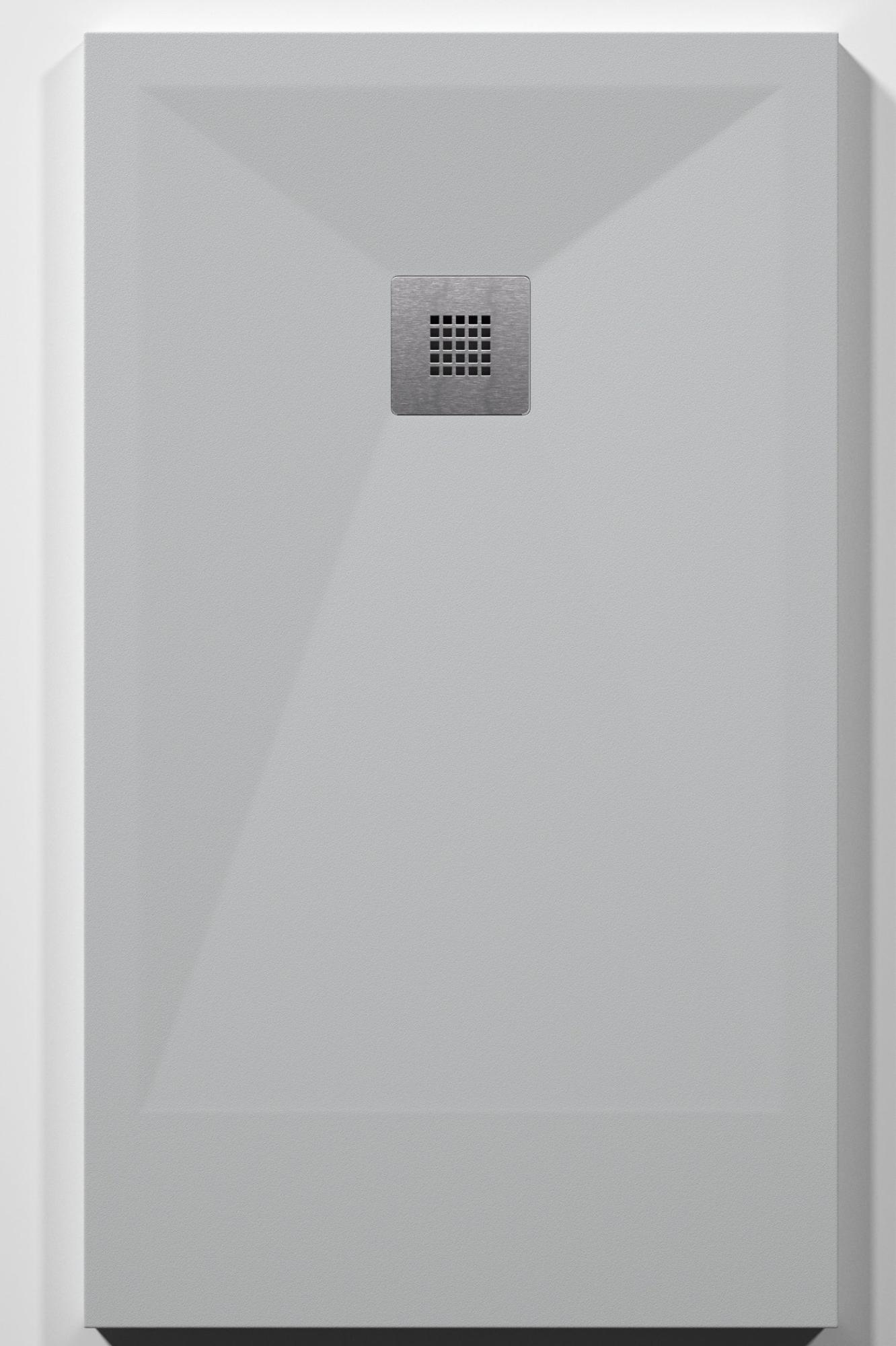 Plato de ducha play 70x70 cm gris